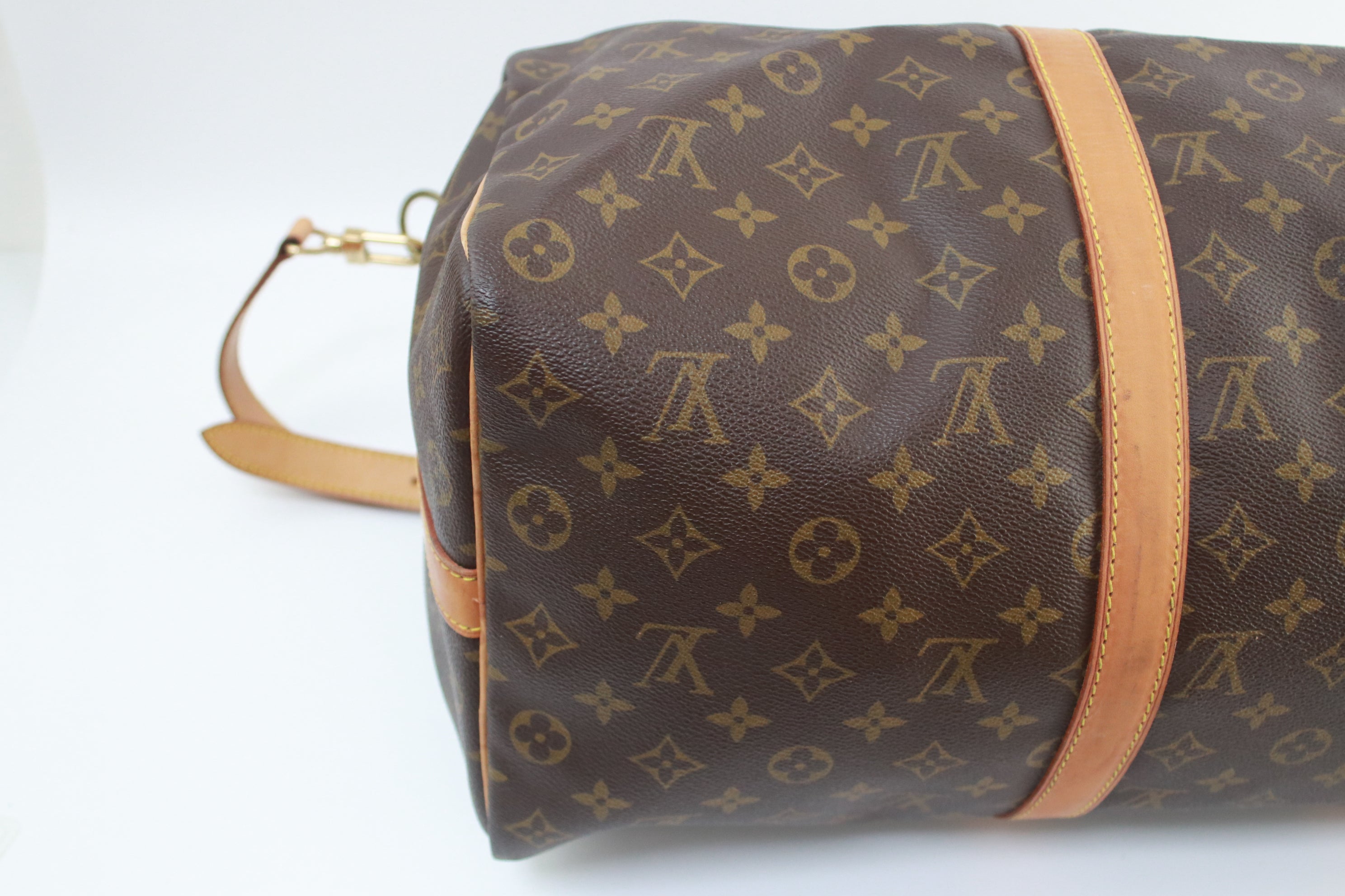 LOUIS VUITTON Cartoon Virgil Keepall Bandouliere50 Boston Bag M45616 Auth  31893A