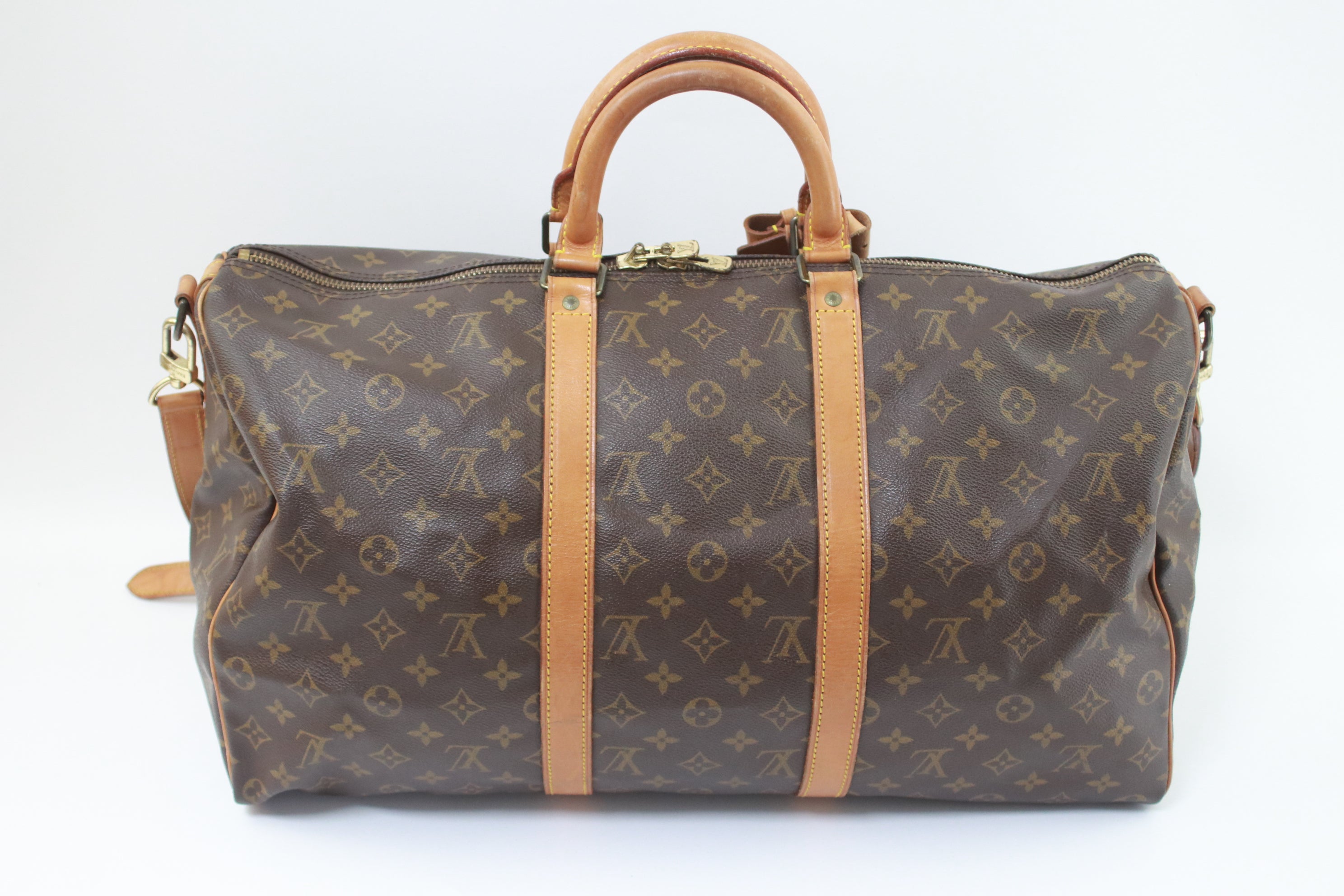 Louis Vuitton Keepall 50 Bandoulerie Boston Bag Used (6888)