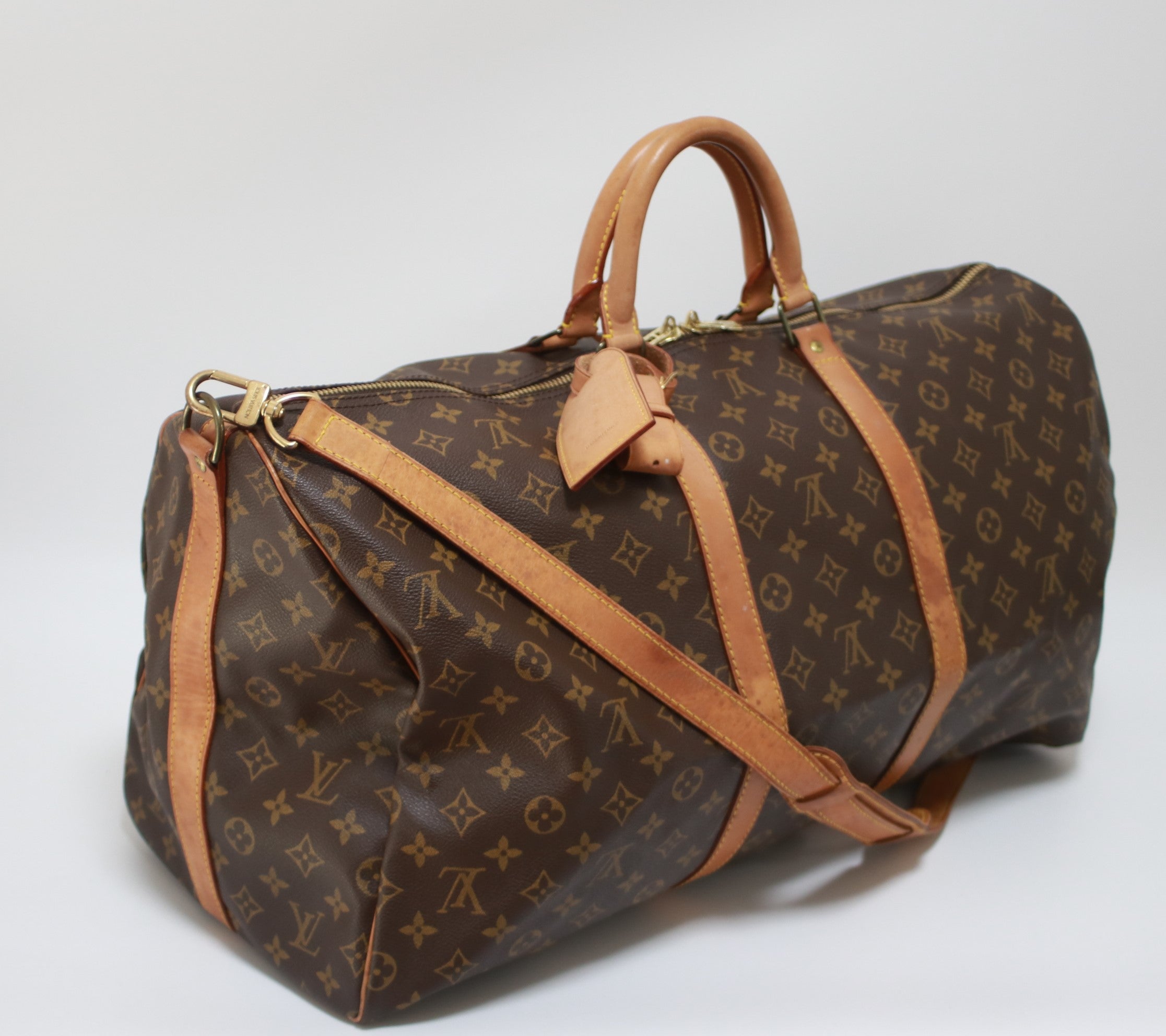 Louis Vuitton Keepall 55 Bandouliere Used (6106)