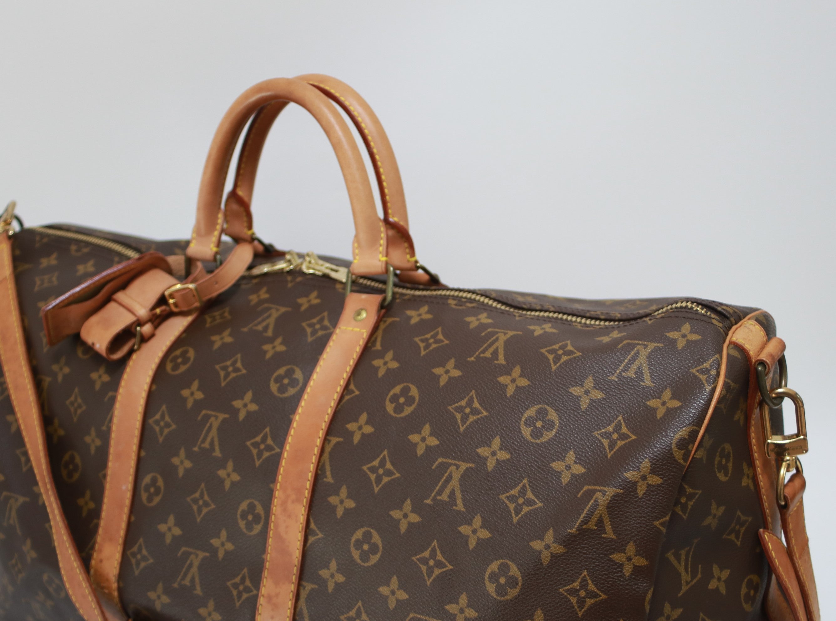 Louis Vuitton Keepall 55 Bandouliere Used (6106)