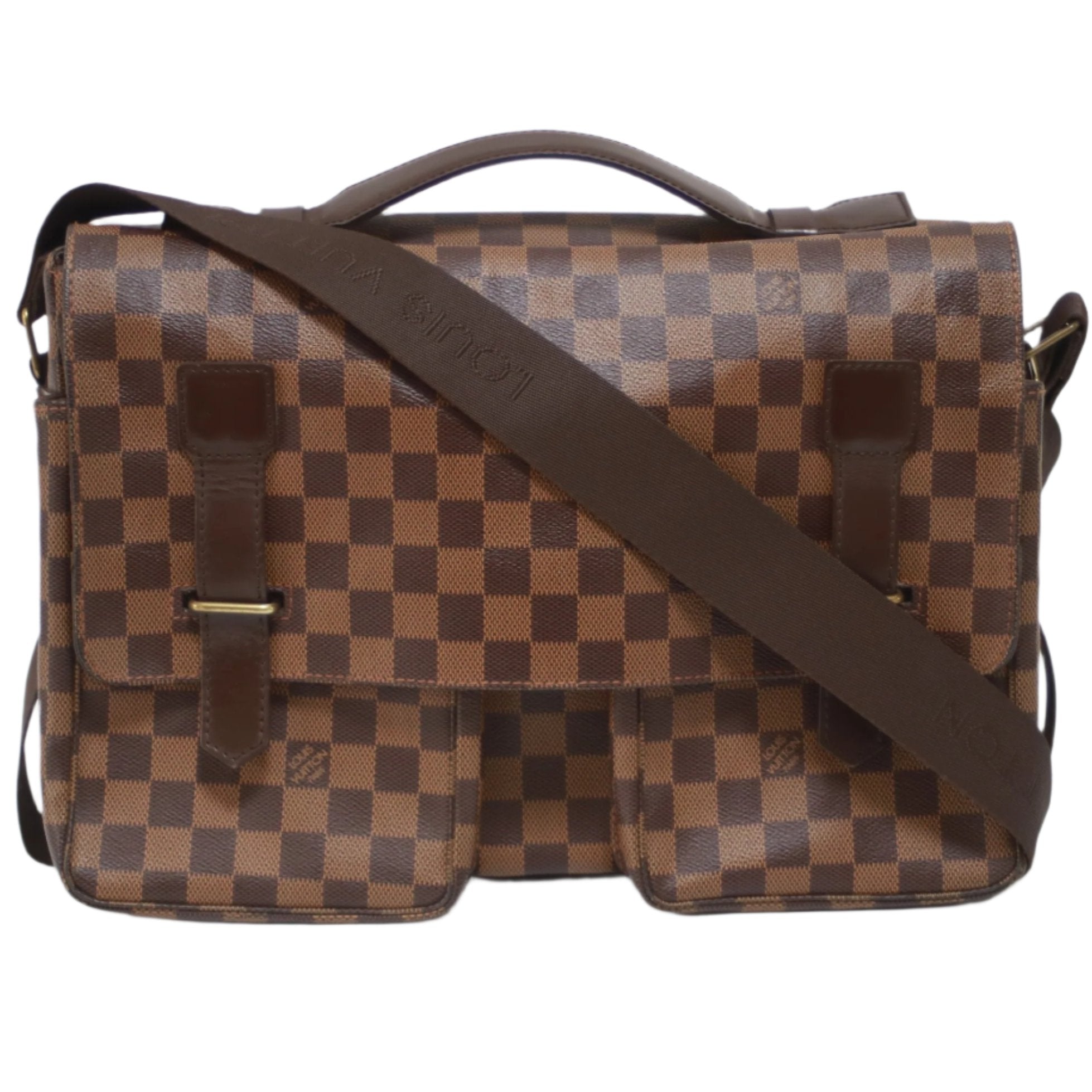 Louis Vuitton Broadway Damier Ebene Messenger Bag Used