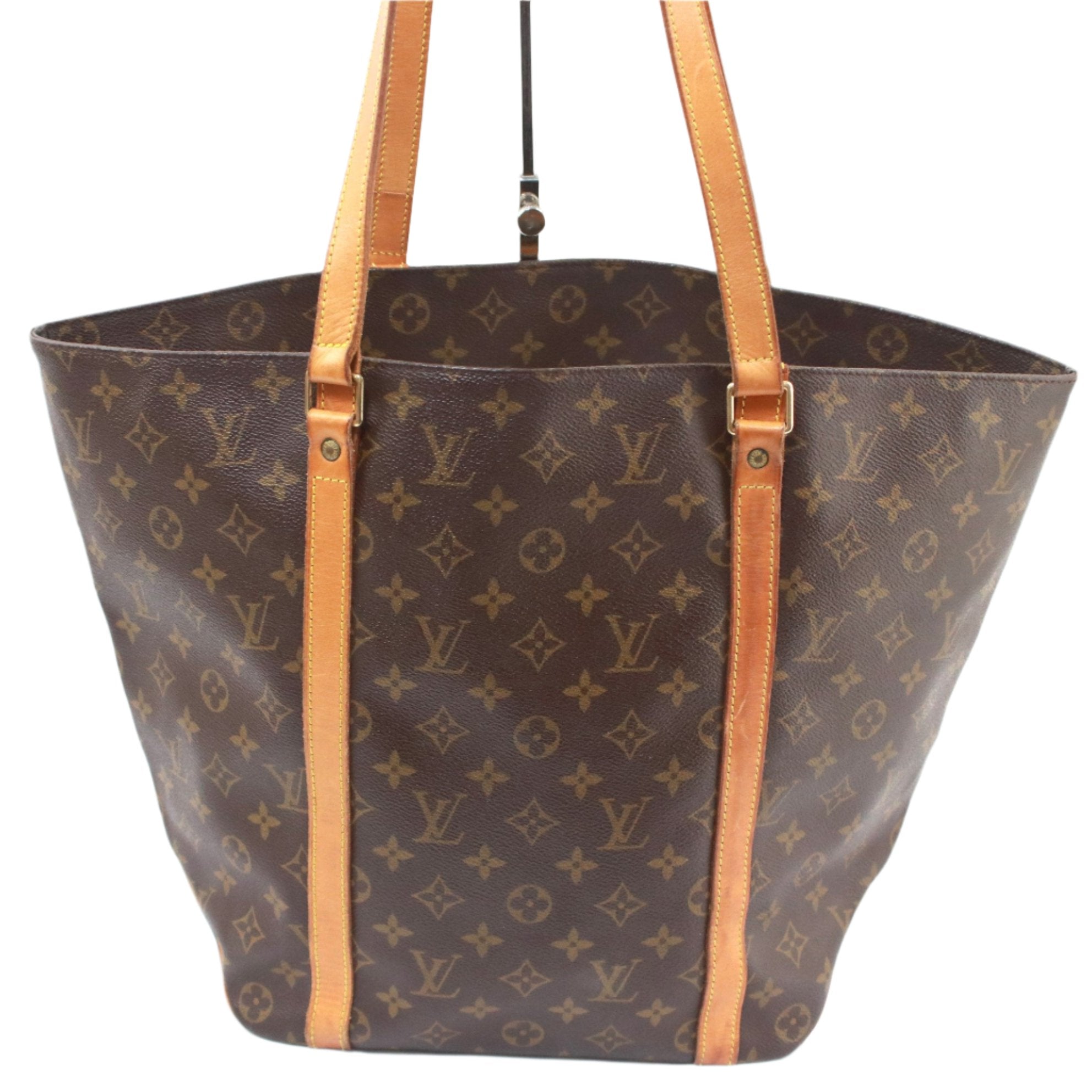 Louis Vuitton Sac Shopping Shoulder Tote Bag Used