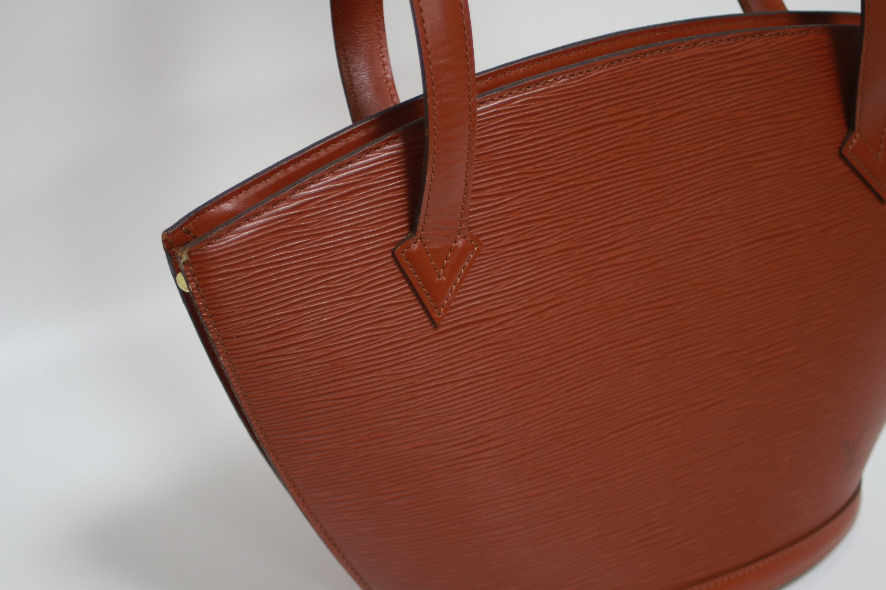 Louis Vuitton Saint Jacque Kenya Brown Small Shoulder Tote Bag Used