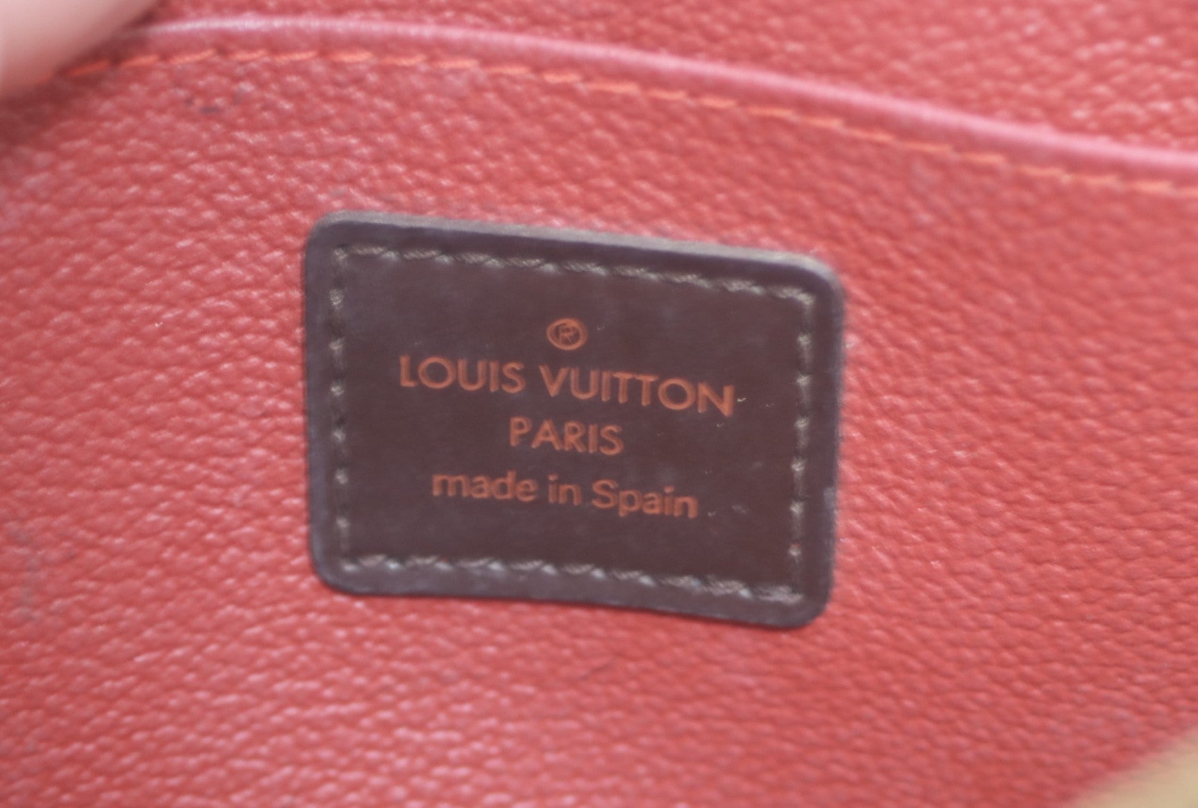 Louis Vuitton Pouch Damier Ebene Used (8013)