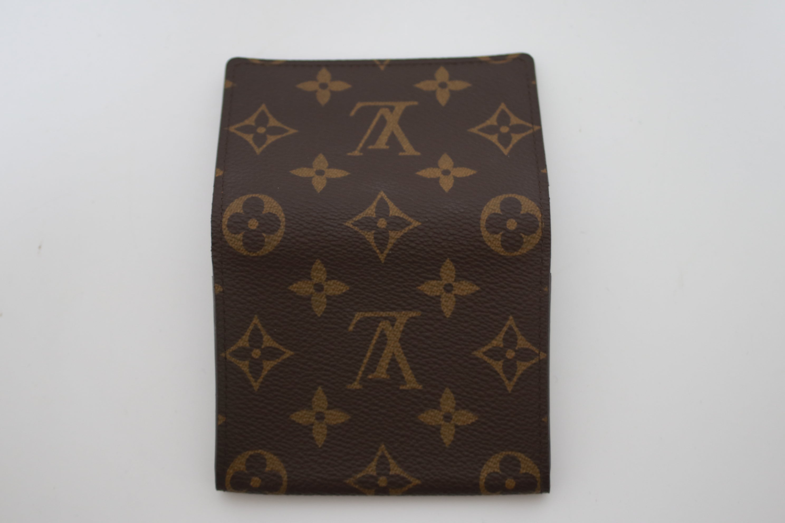 Louis Vuitton Card Case Monogram Used (7987)