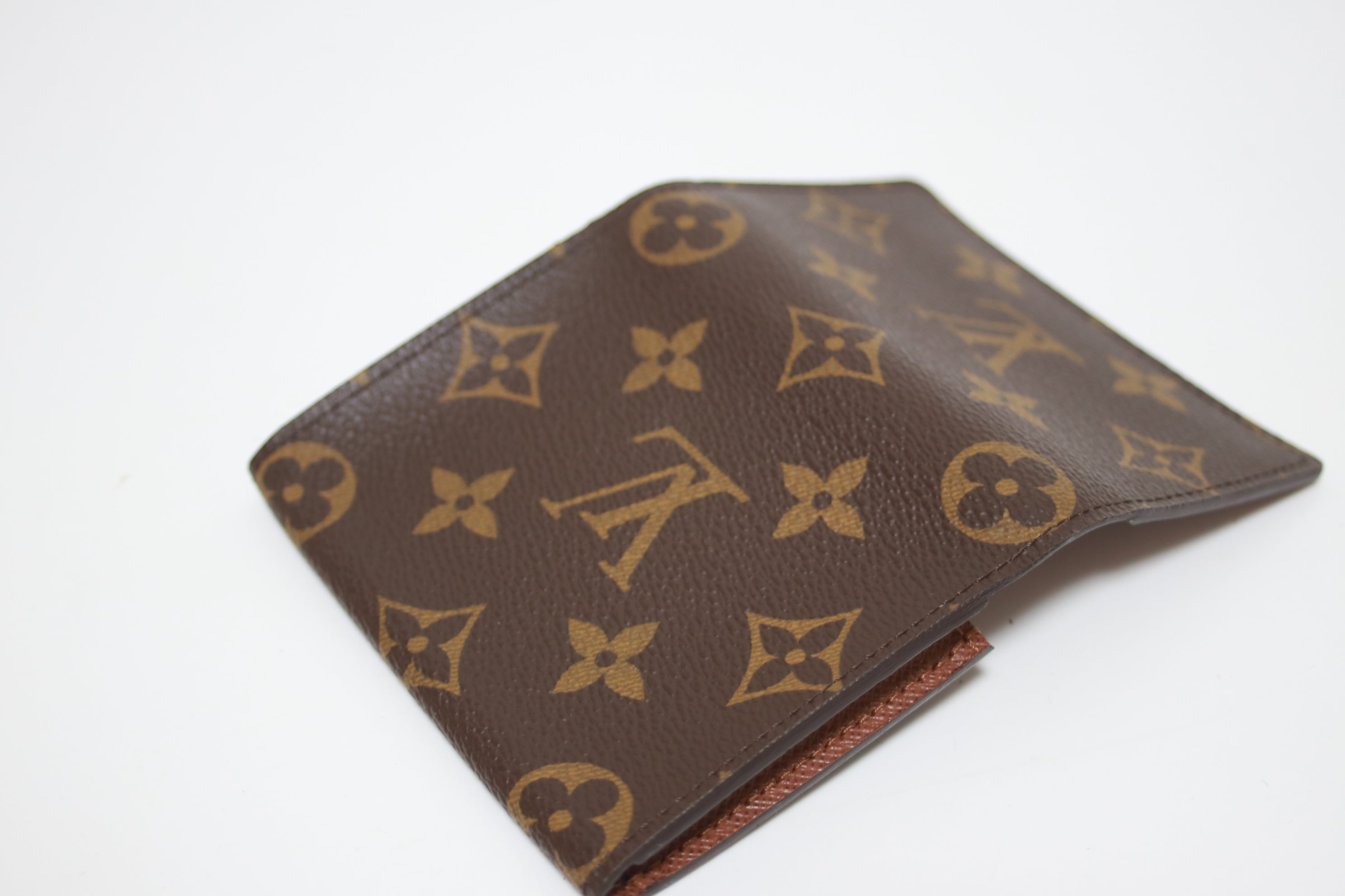 Louis Vuitton Card Case Monogram Used (7987)