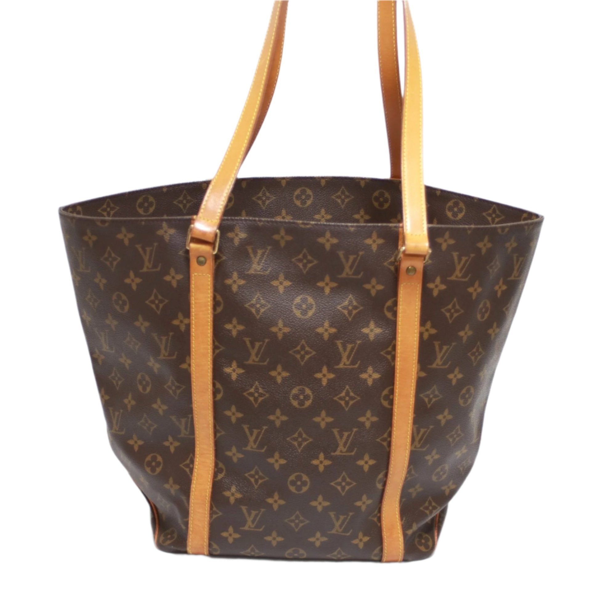 Louis Vuitton Sac Shopping Shoulder Tote Bag Used