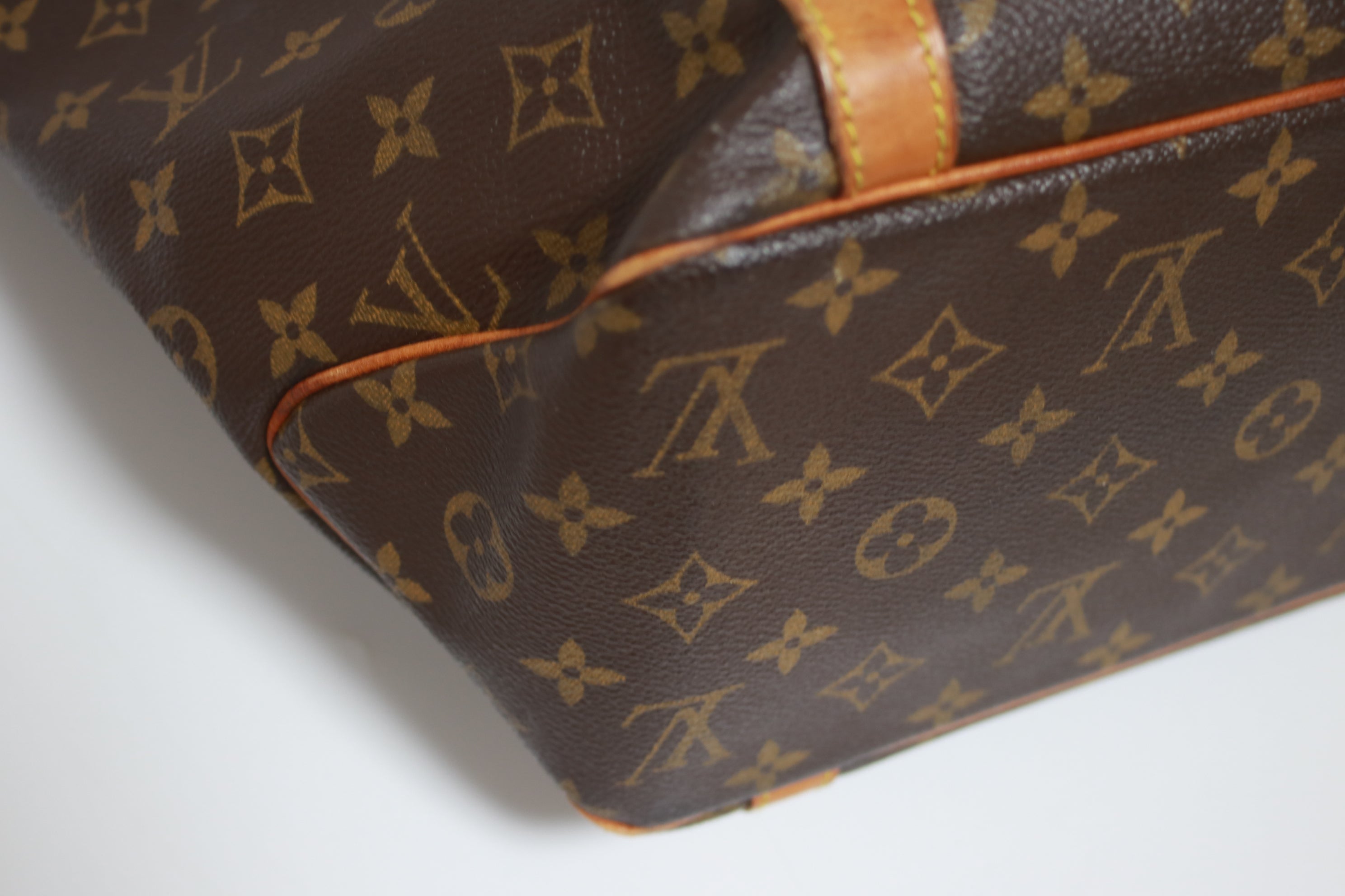 Louis Vuitton Sac Shopping Shoulder Tote Bag Used