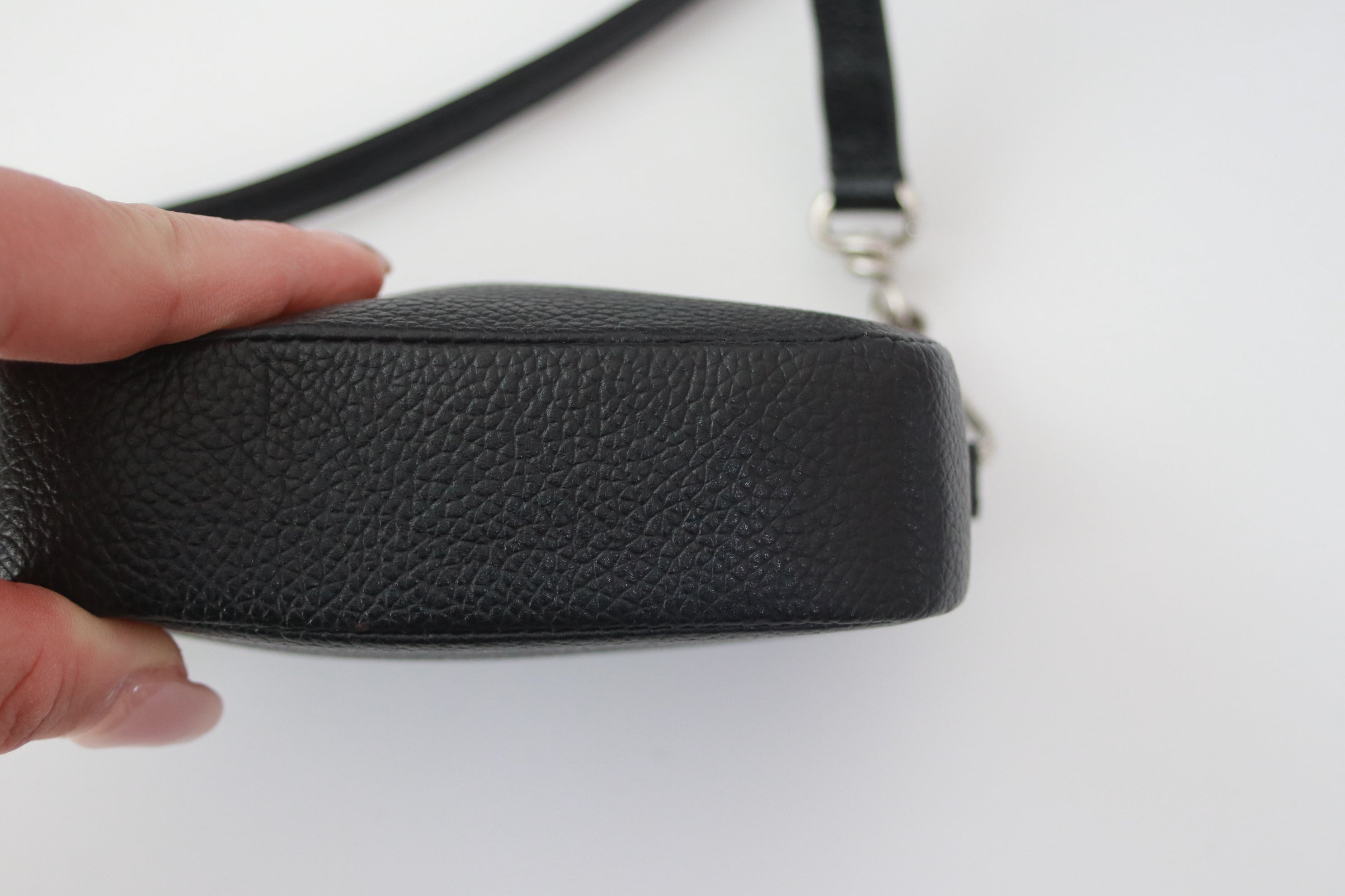 Balenciaga Mini Camera Shoulder Bag Black Used (6713)