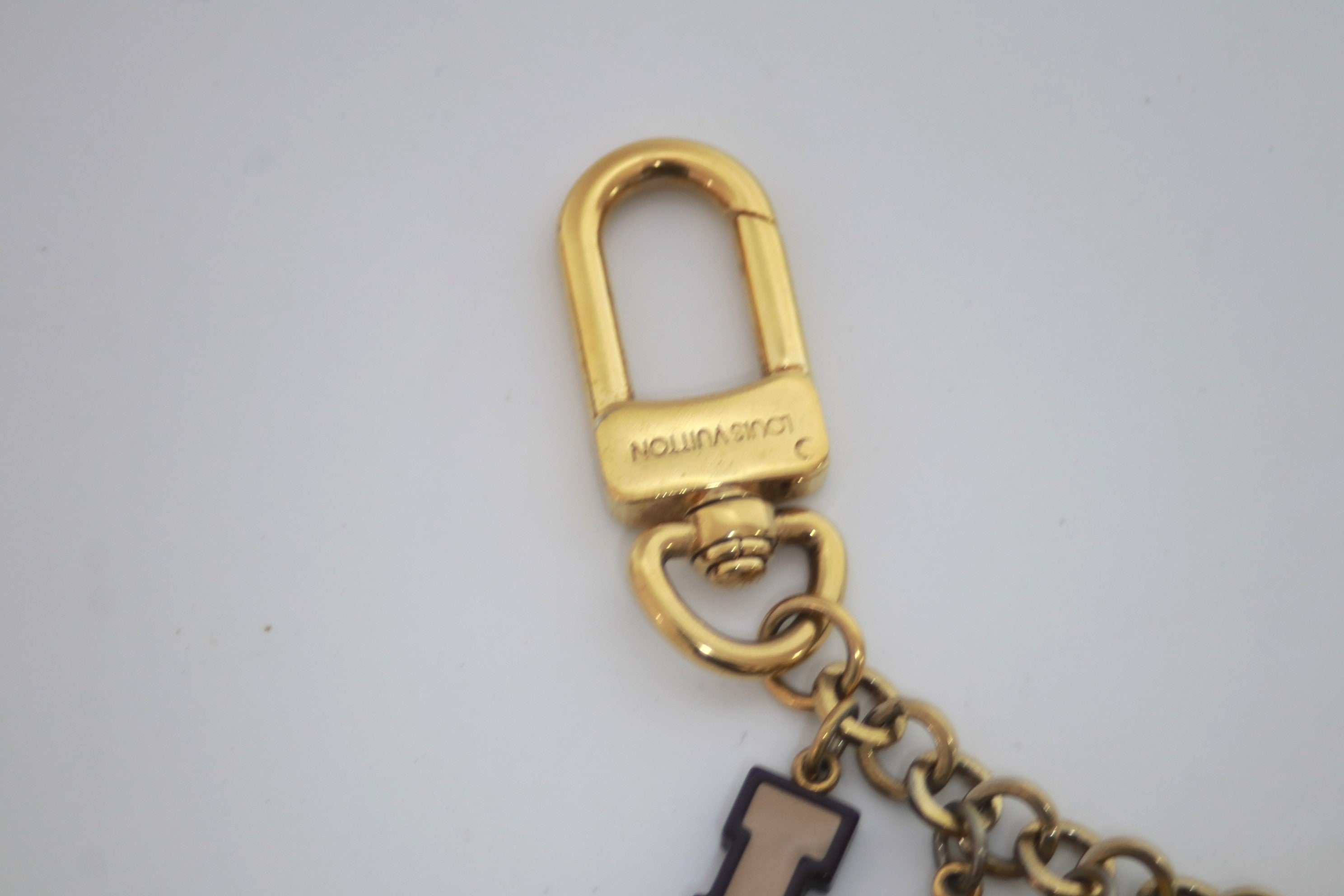 Louis Vuitton Bag Charm Key Holder Used (8024)