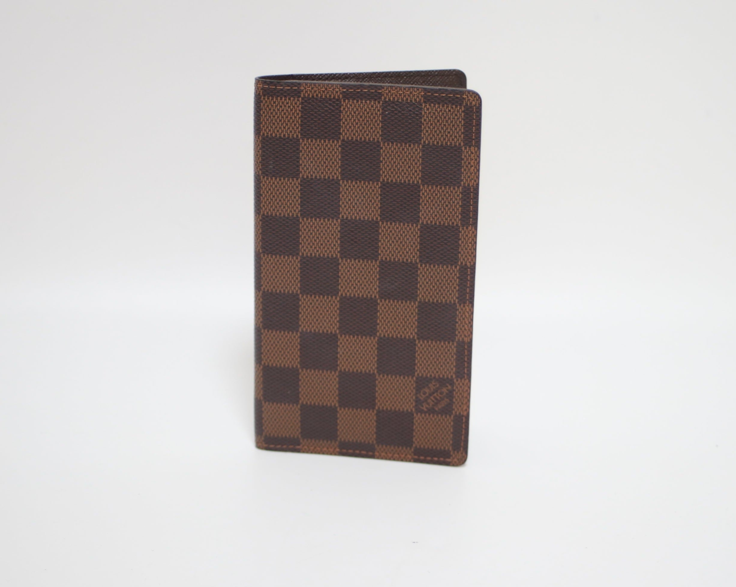 Louis Vuitton Poche Agenda Damier Ebene Used (8031)