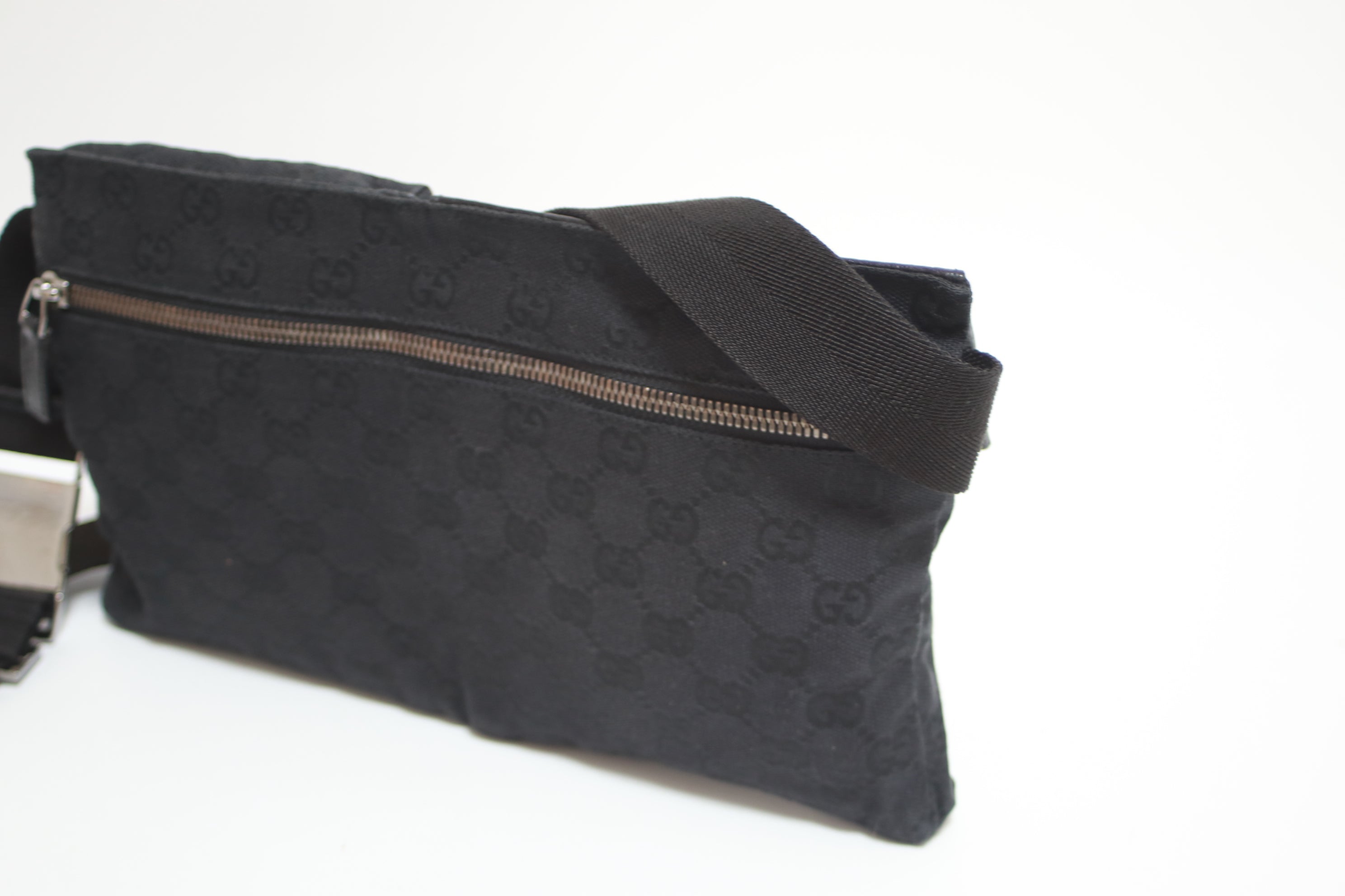 Gucci Waist Bag Black Used