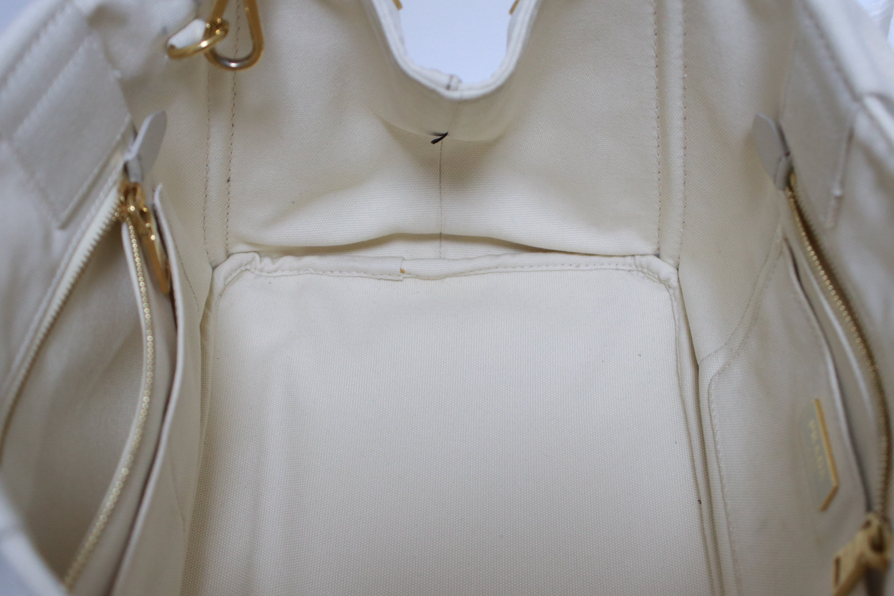 Prada Canapa Shoulder Bag Large Used (6986)
