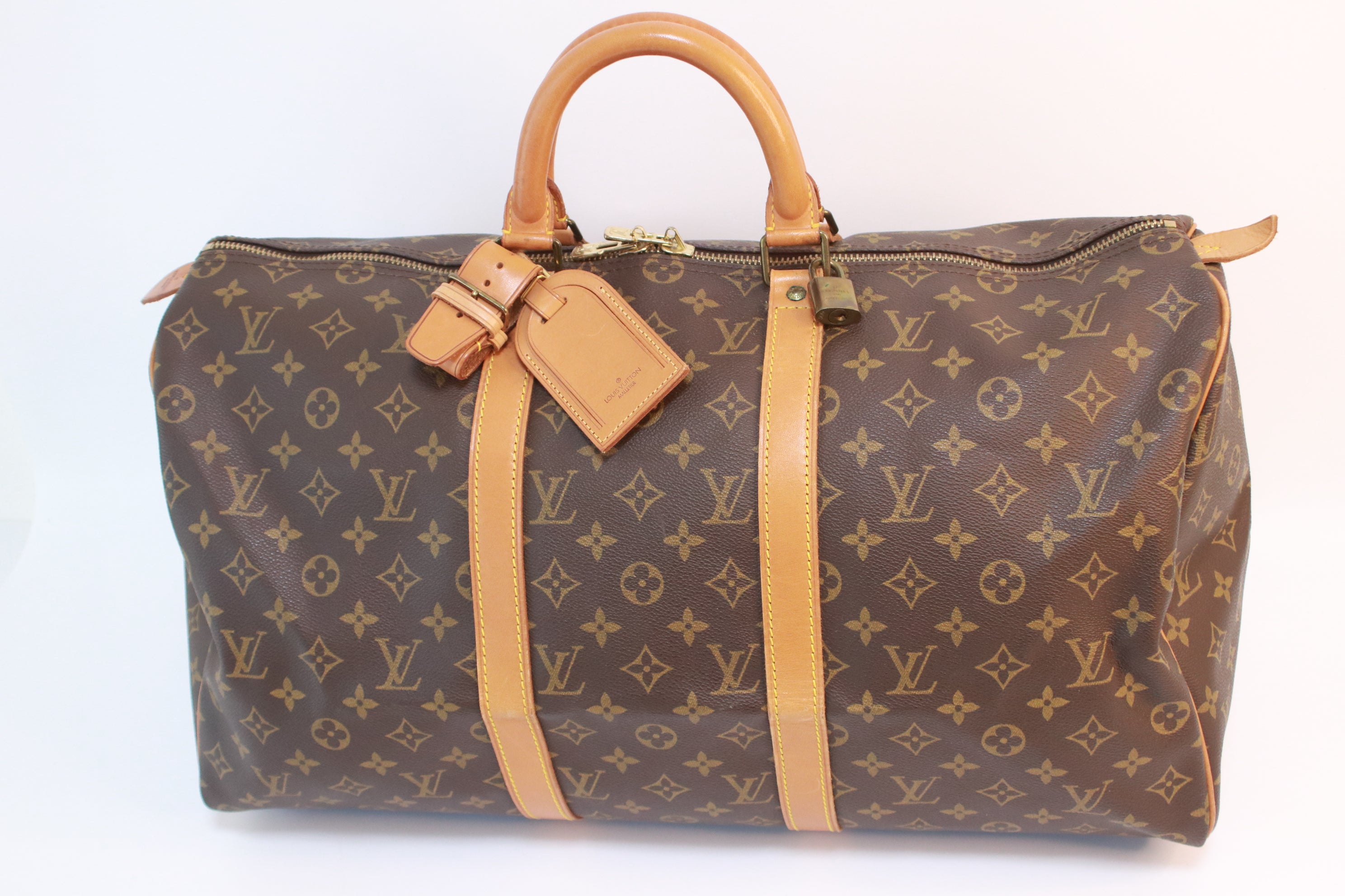 Louis Vuitton Keepall 50 Duffle Bag Used (7076)