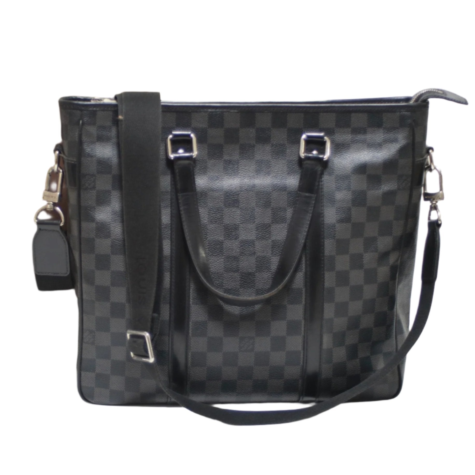 Louis Vuitton Tadao PM Damier Graphite Messenger Tote Bag Used