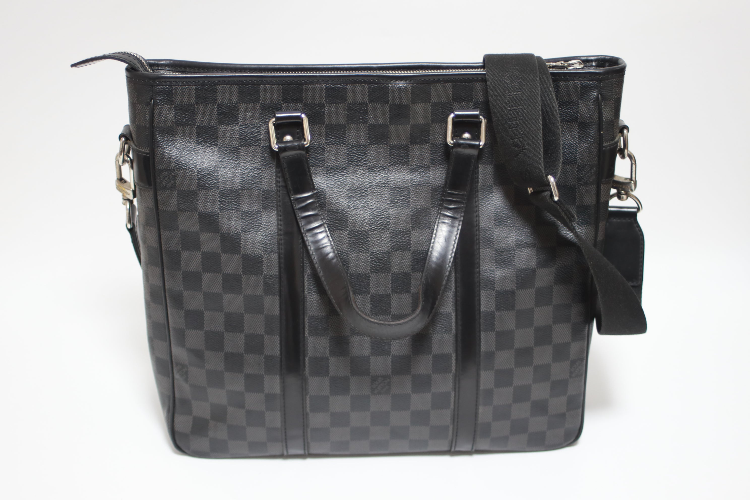 Louis Vuitton Tadao PM Damier Graphite Messenger Tote Bag Used