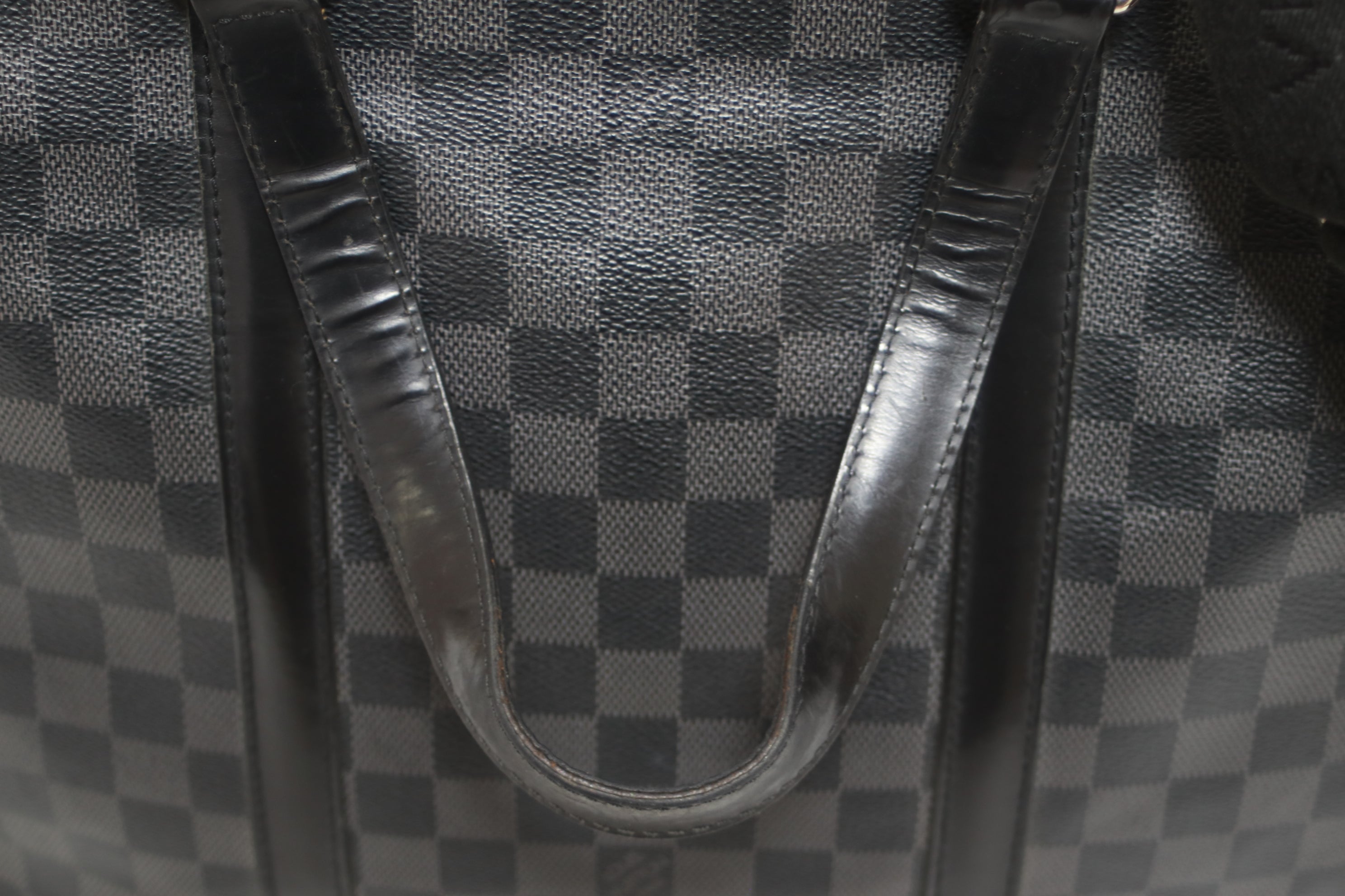 Louis Vuitton Tadao PM Damier Graphite Messenger Tote Bag Used