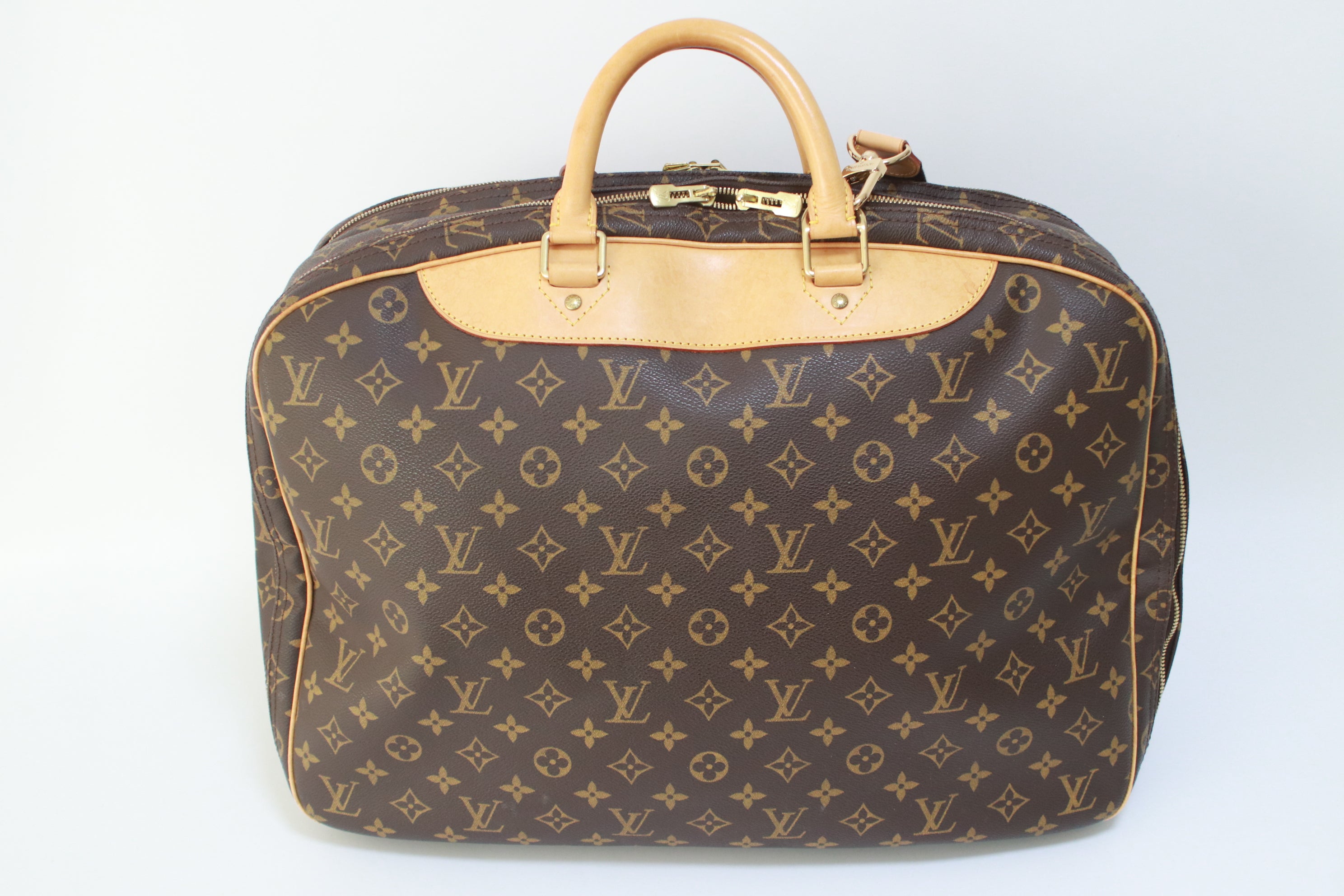 Louis Vuitton Alize Travel Bag Used (7044)