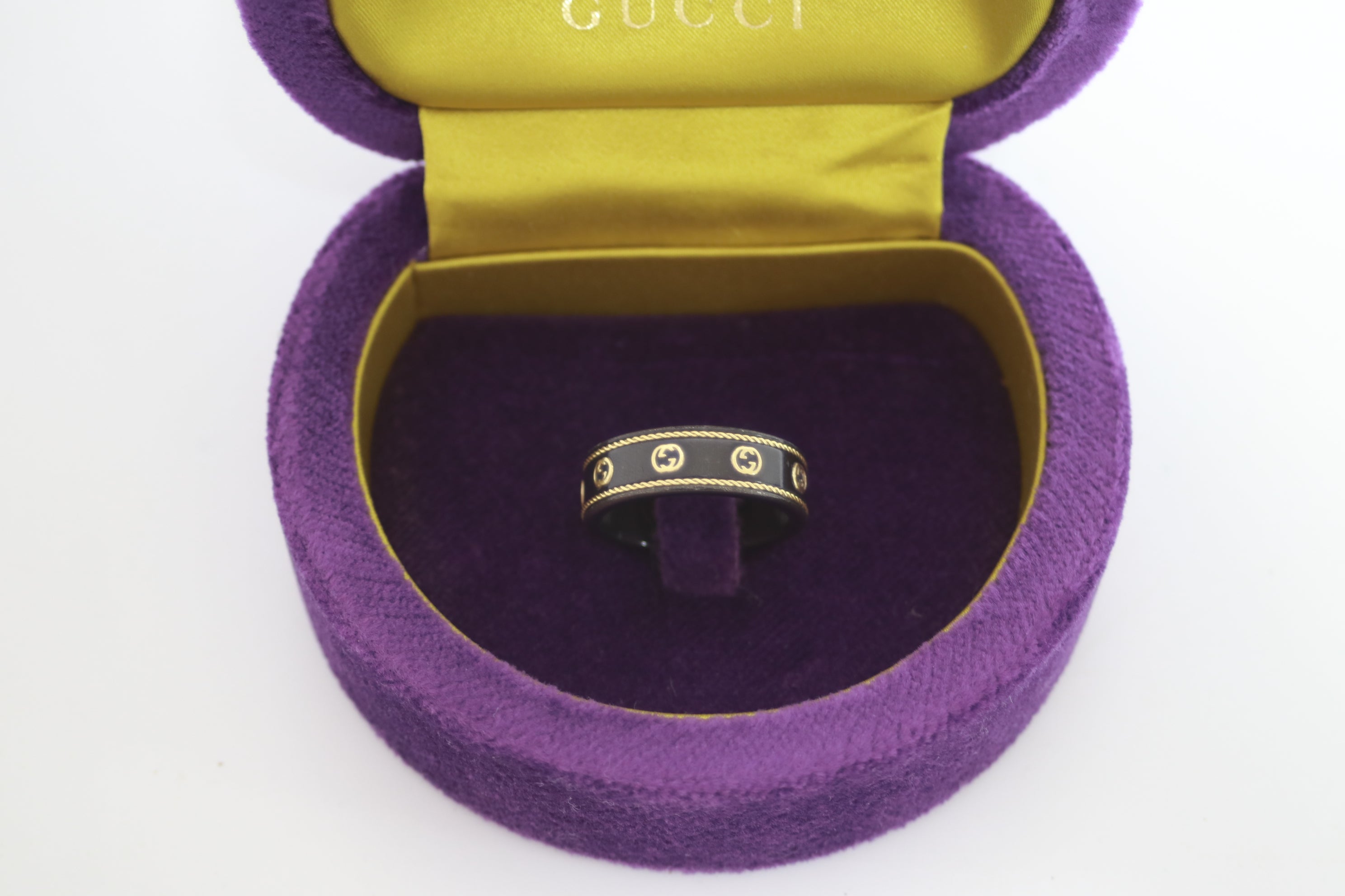 Gucci Ring Ceramic Used (7826)