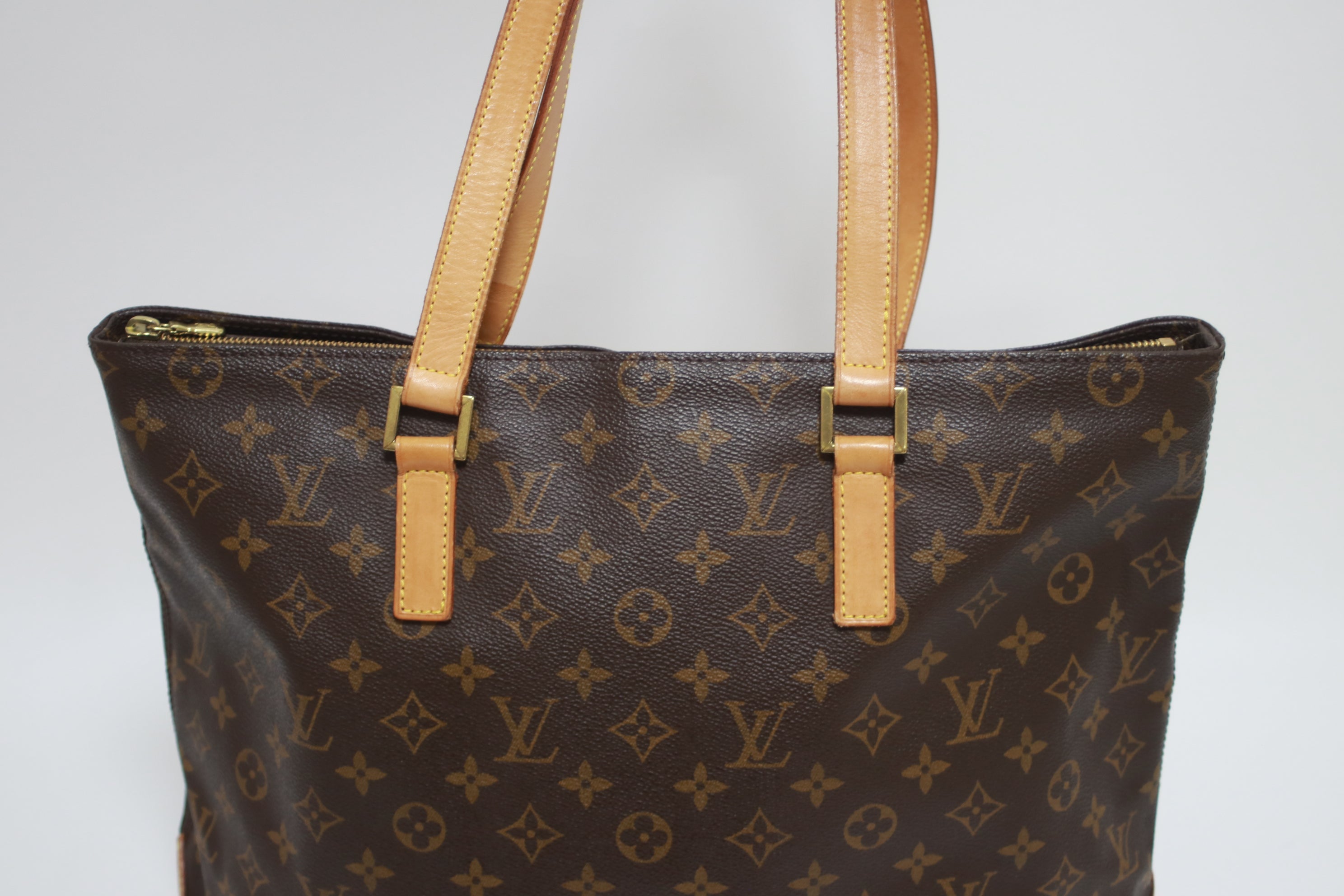 Louis Vuitton Cabas Mezzo Shoulder Tote Bag Used