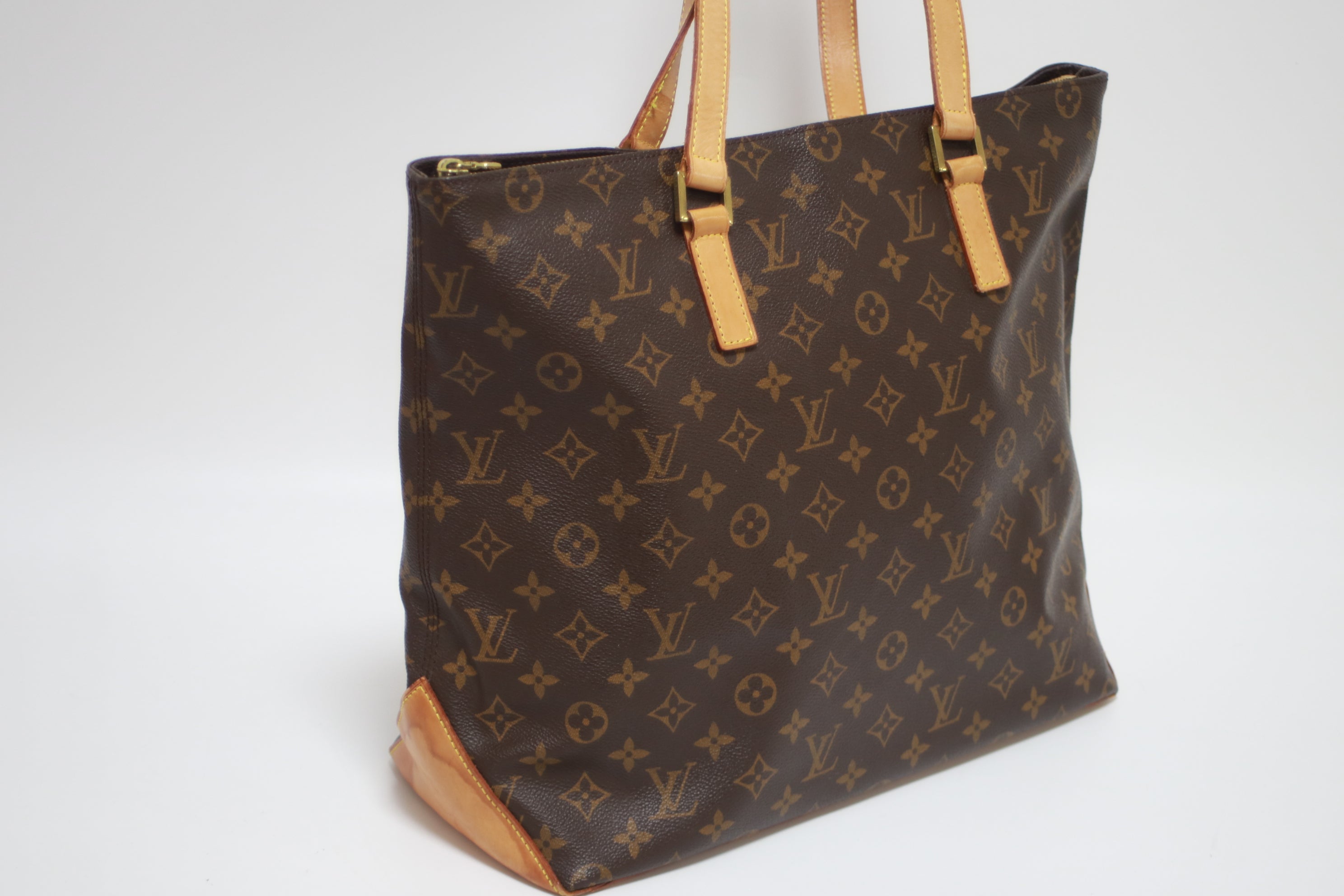 Louis Vuitton Cabas Mezzo Shoulder Tote Bag Used