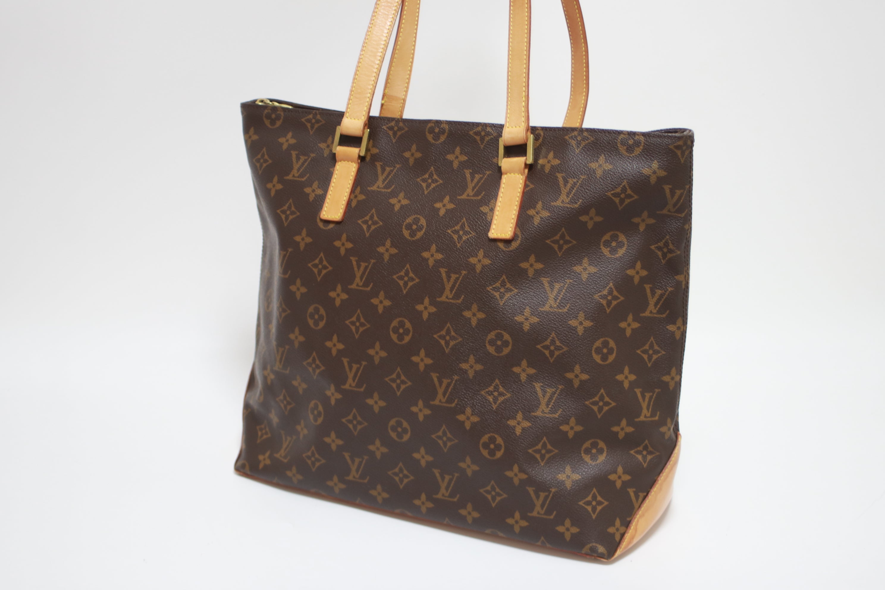 Louis Vuitton Cabas Mezzo Shoulder Tote Bag Used