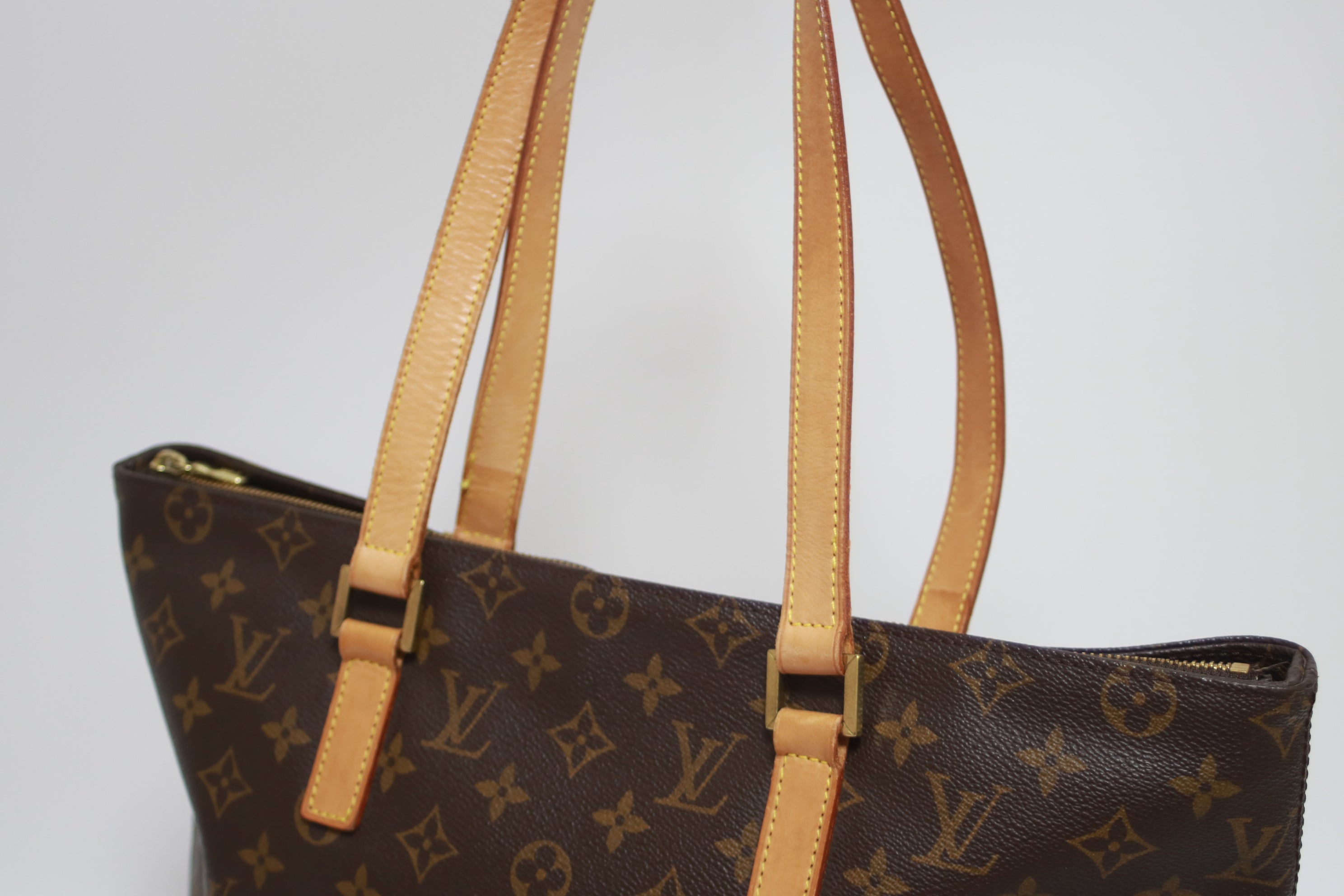 Louis Vuitton Cabas Mezzo Shoulder Tote Bag Used