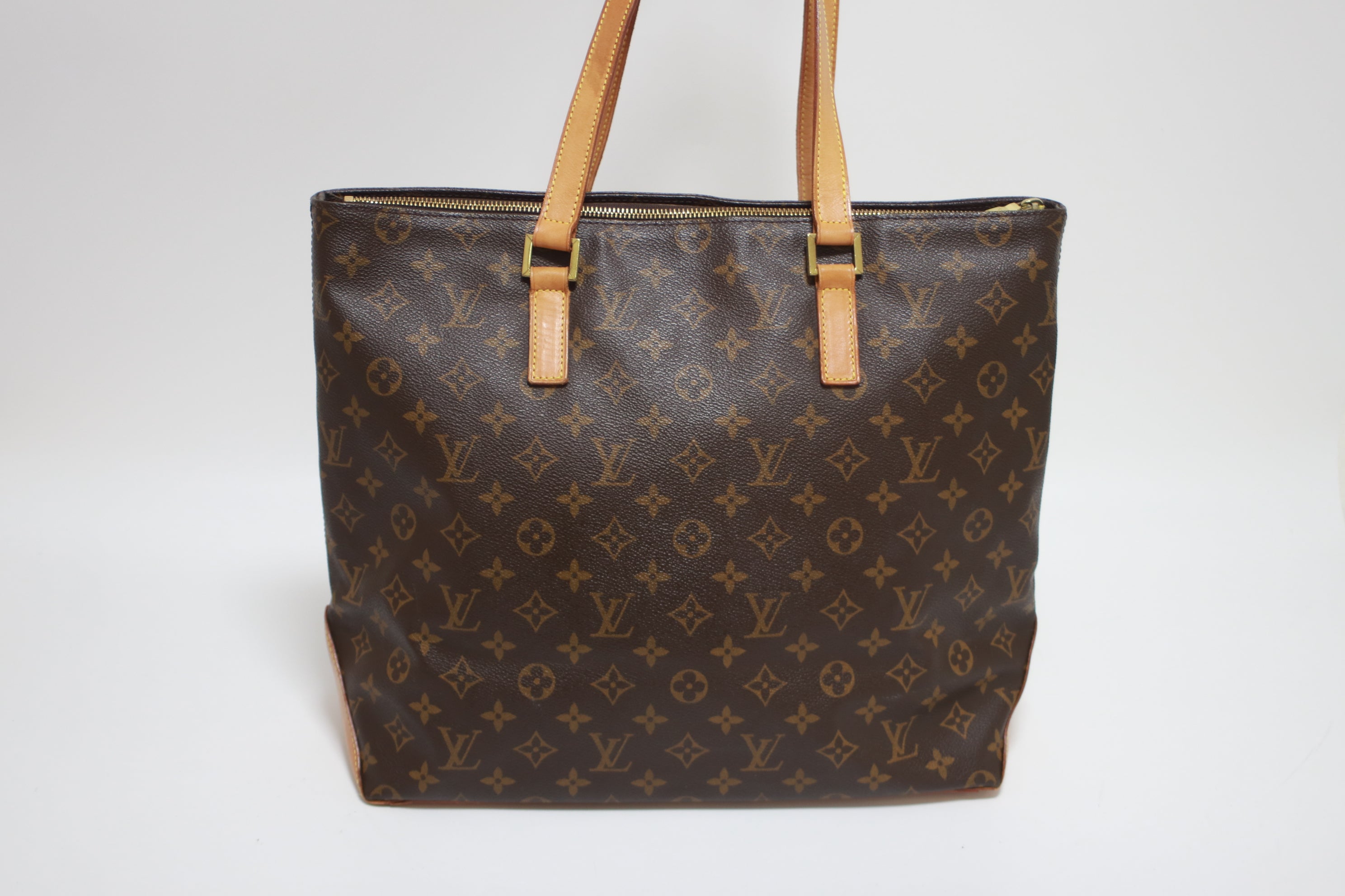 Louis Vuitton Cabas Mezzo Shoulder Tote Bag Used