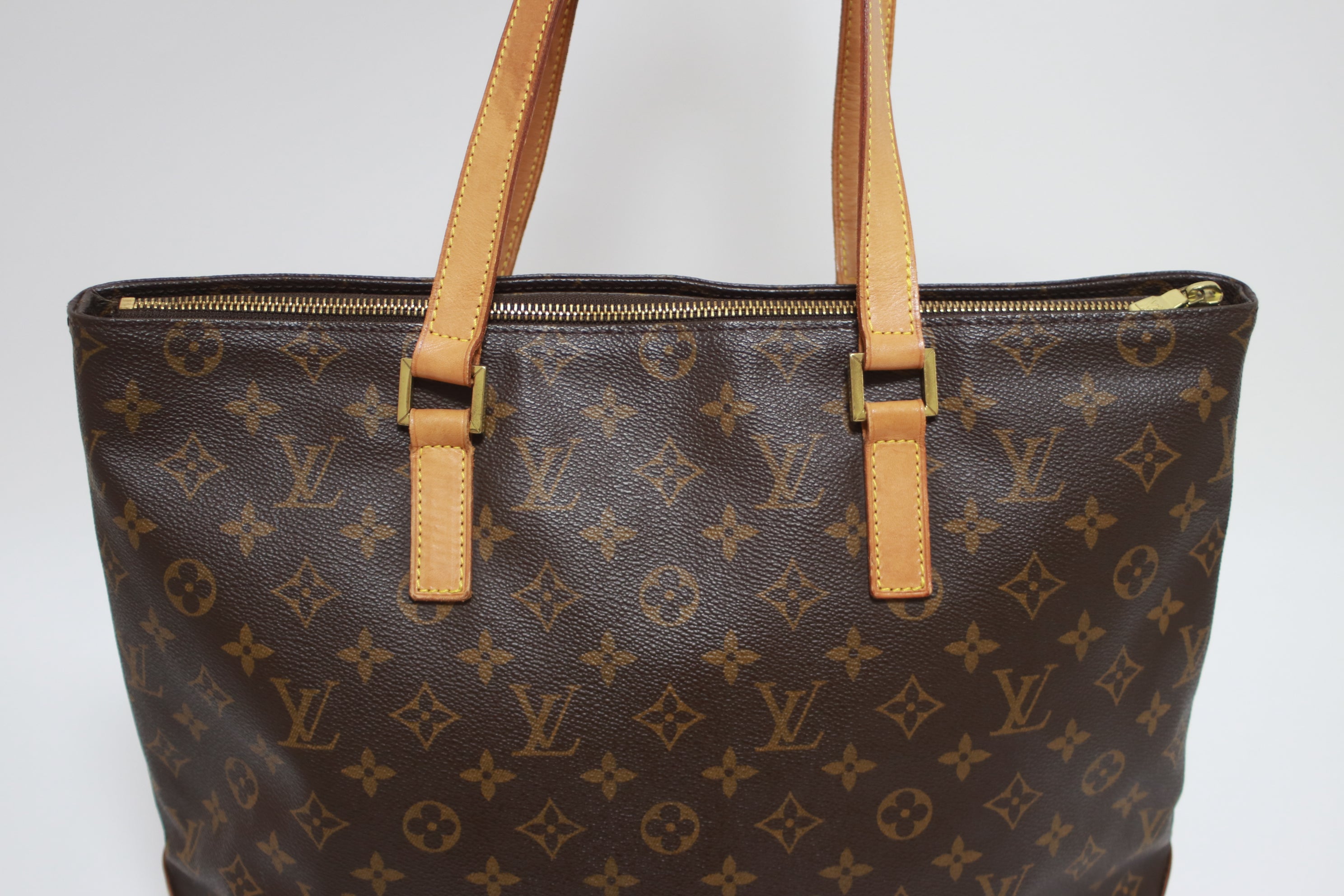 Louis Vuitton Cabas Mezzo Shoulder Tote Bag Used