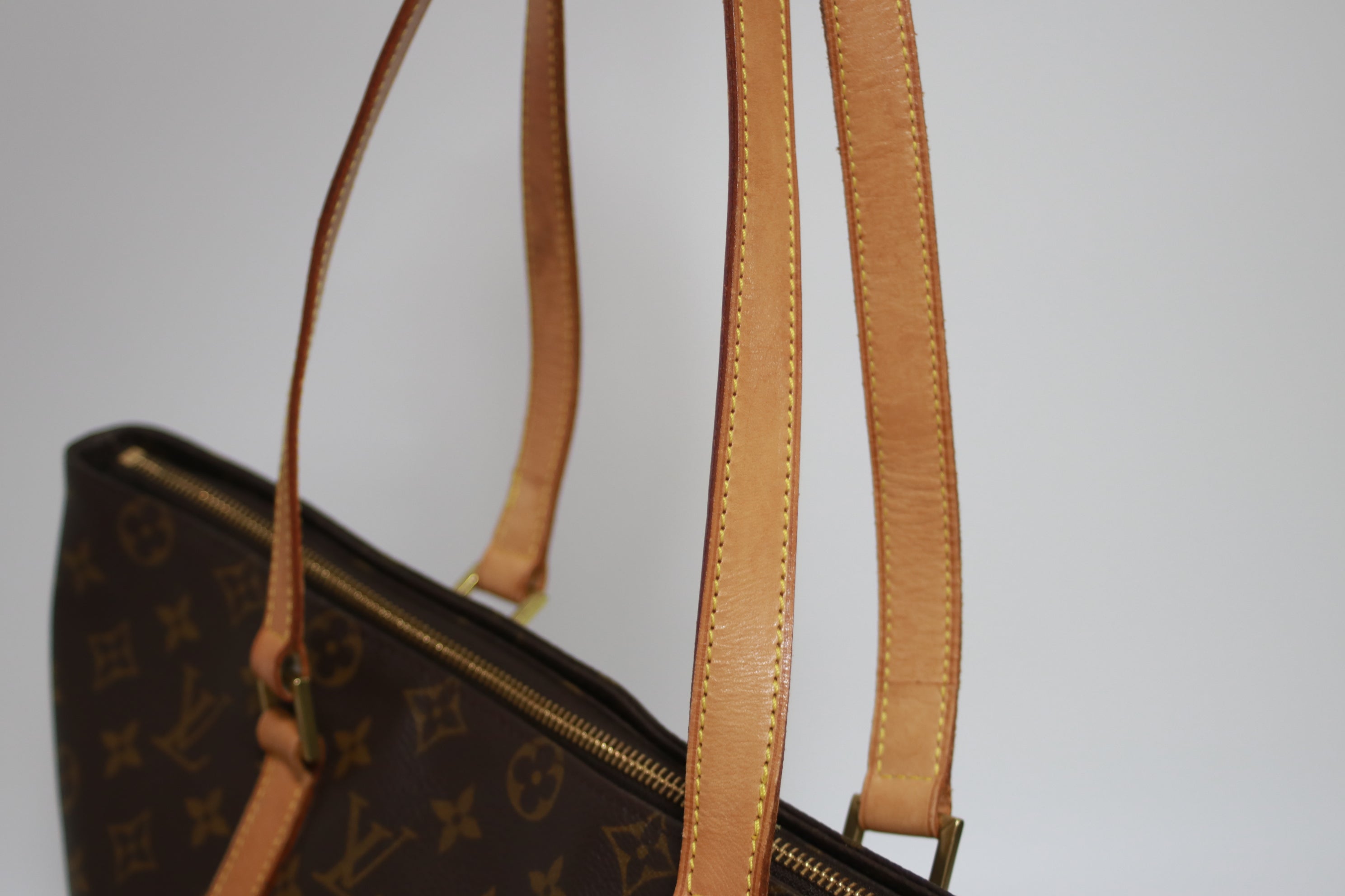 Louis Vuitton Cabas Mezzo Shoulder Tote Bag Used