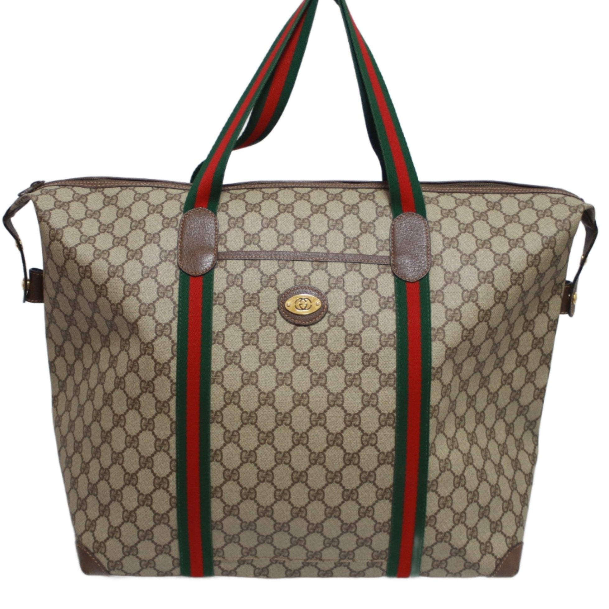 Gucci Travel Shoulder Tote Bag Used