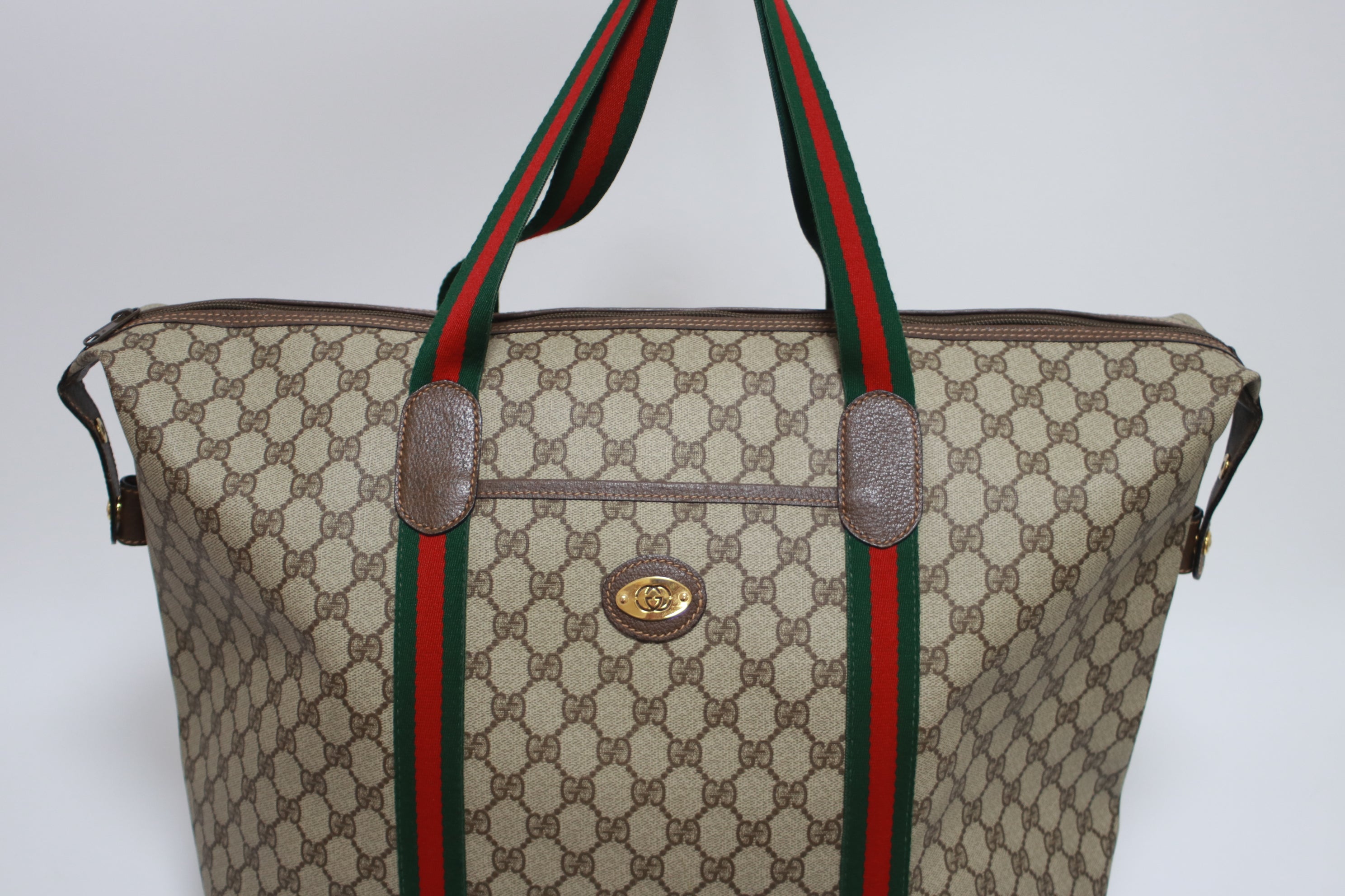 Gucci Travel Shoulder Tote Bag Used (8164)
