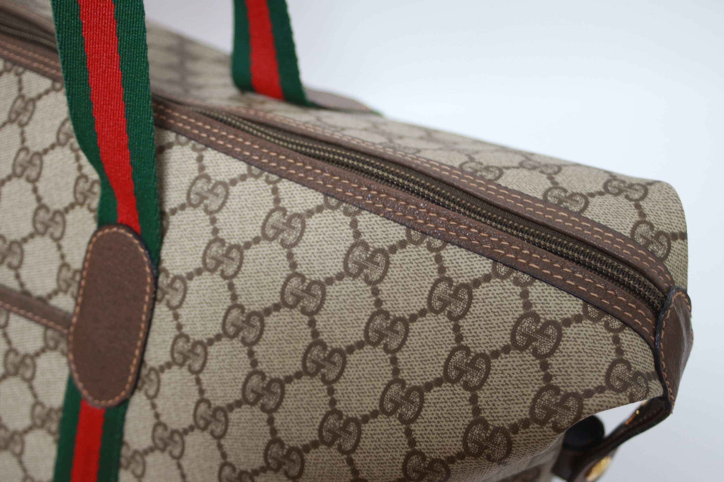 Gucci Travel Shoulder Tote Bag Used (8164)