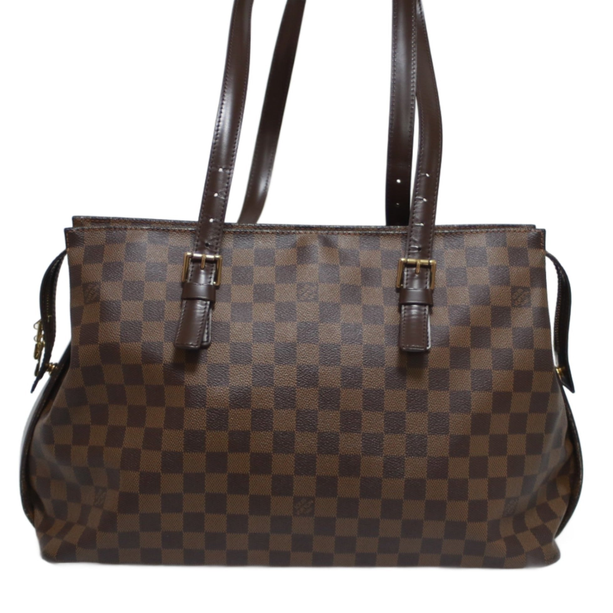 Louis Vuitton Chelsea Shoulder Tote Bag Used