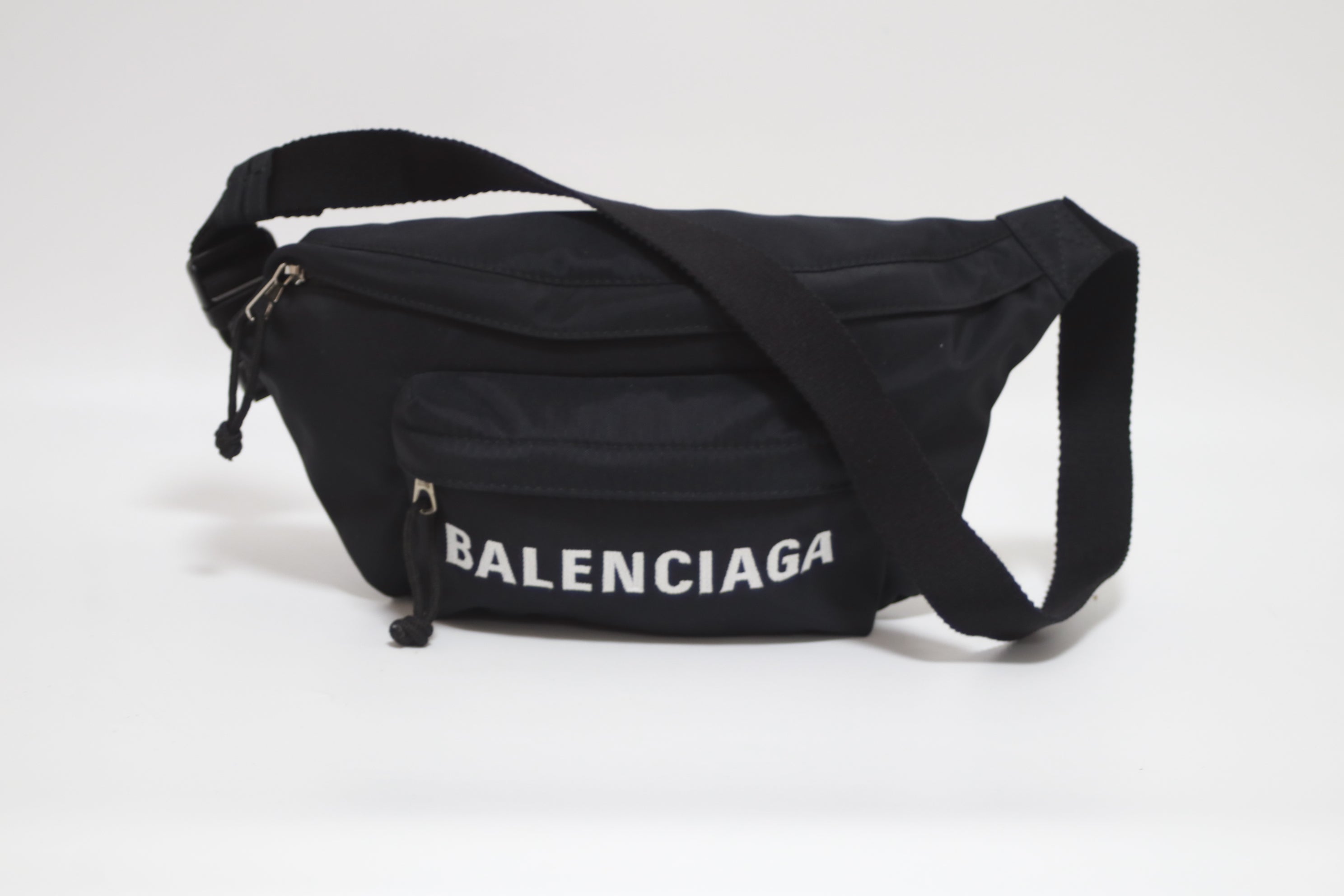 Balenciaga Belt Bag Black Used (8112)