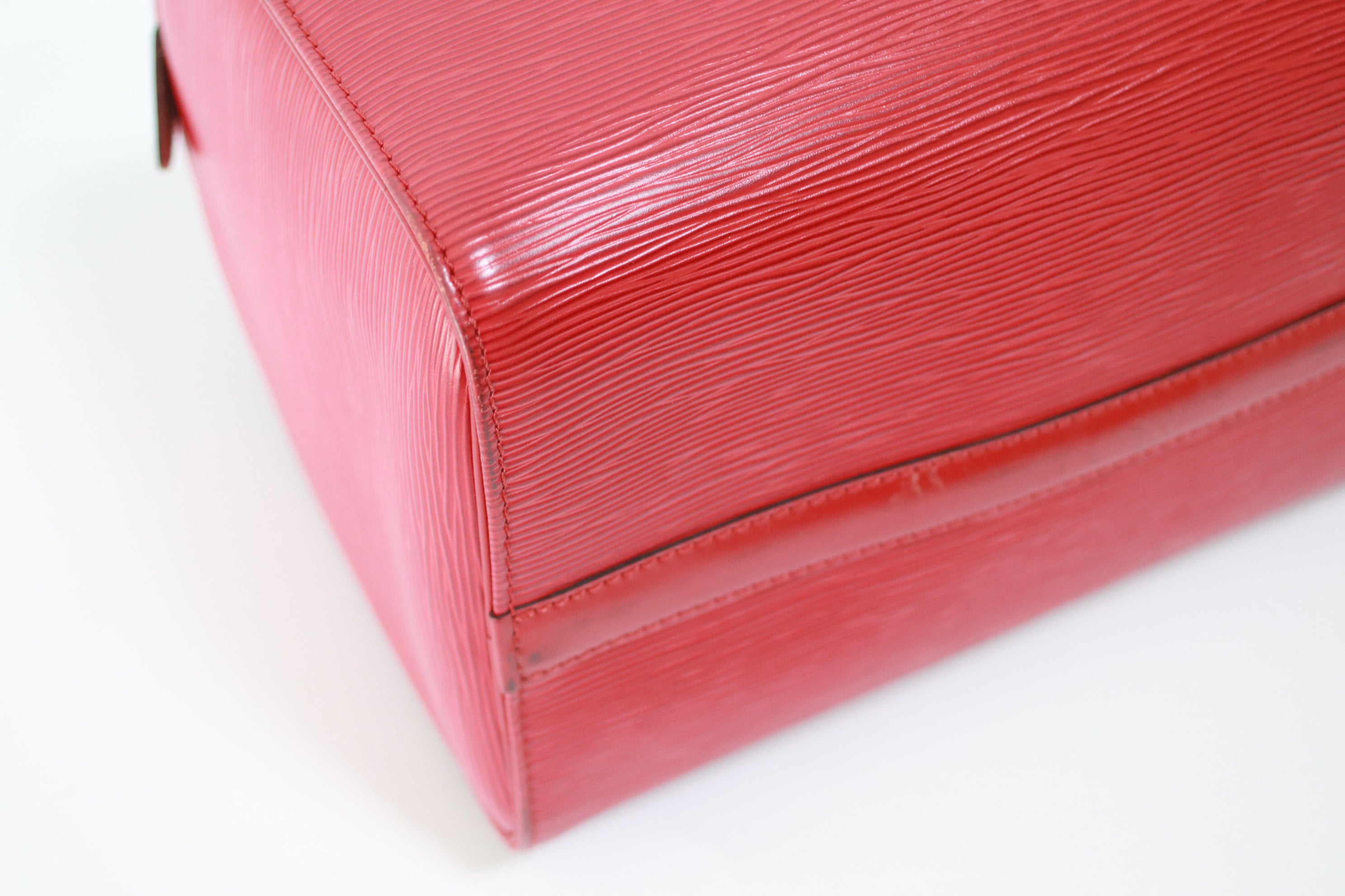 Louis Vuitton Speedy 30 Epi Red Handbag (7171)