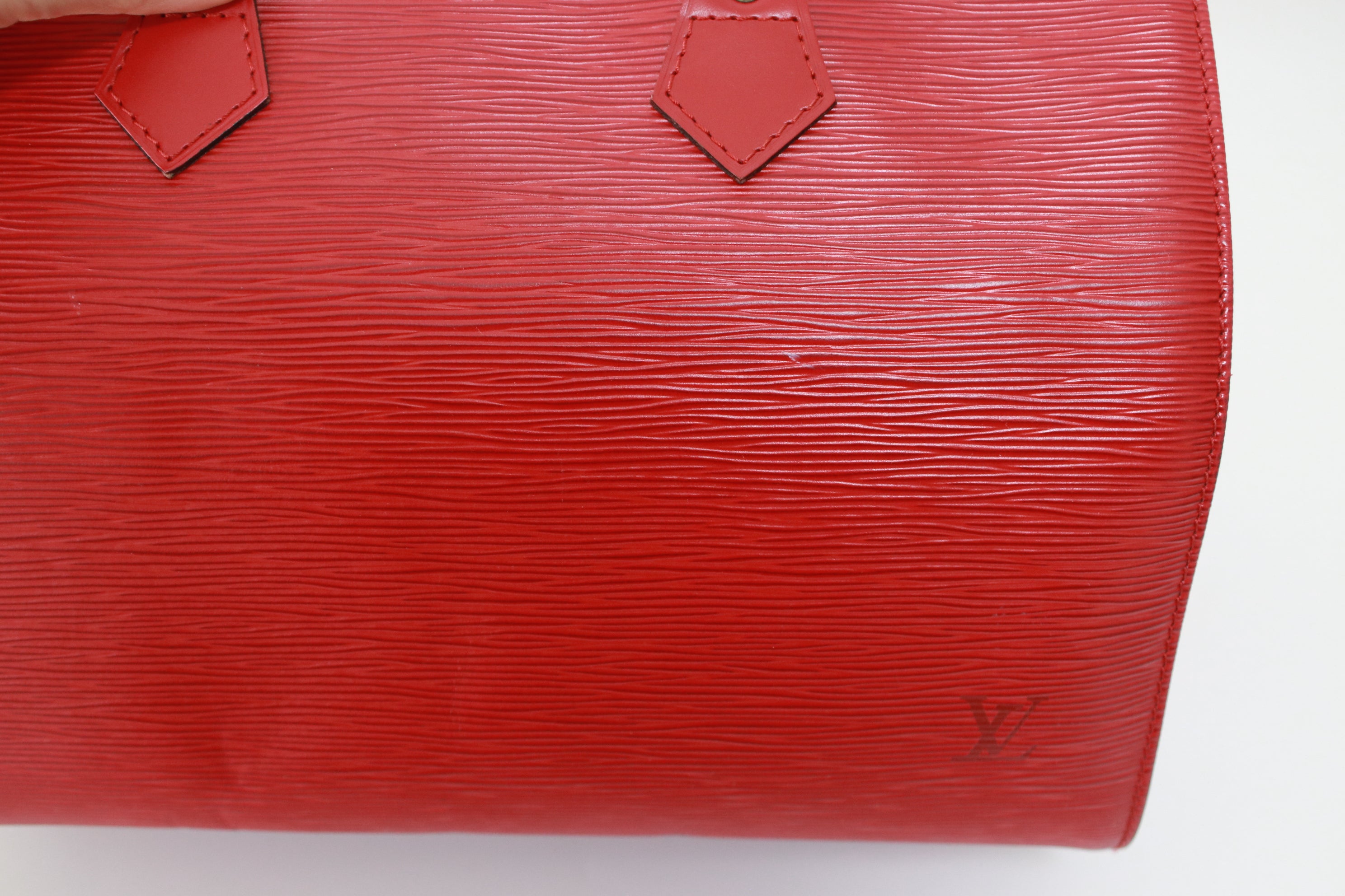 Louis Vuitton Speedy 30 Epi Red Handbag (7171)