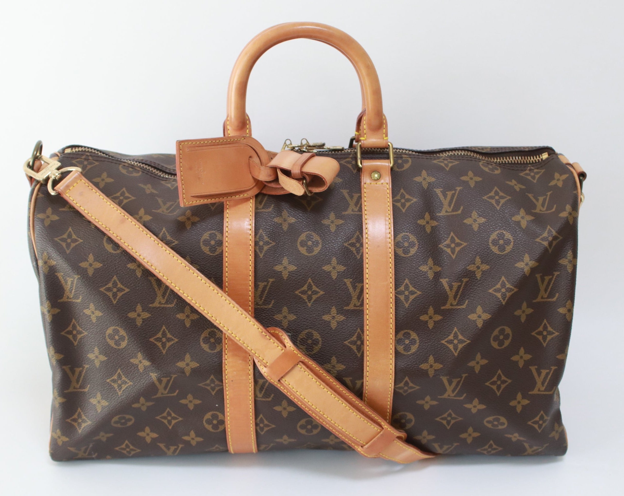 Vintage Louis Vuitton Keepall 45 Bandouliere with Strap