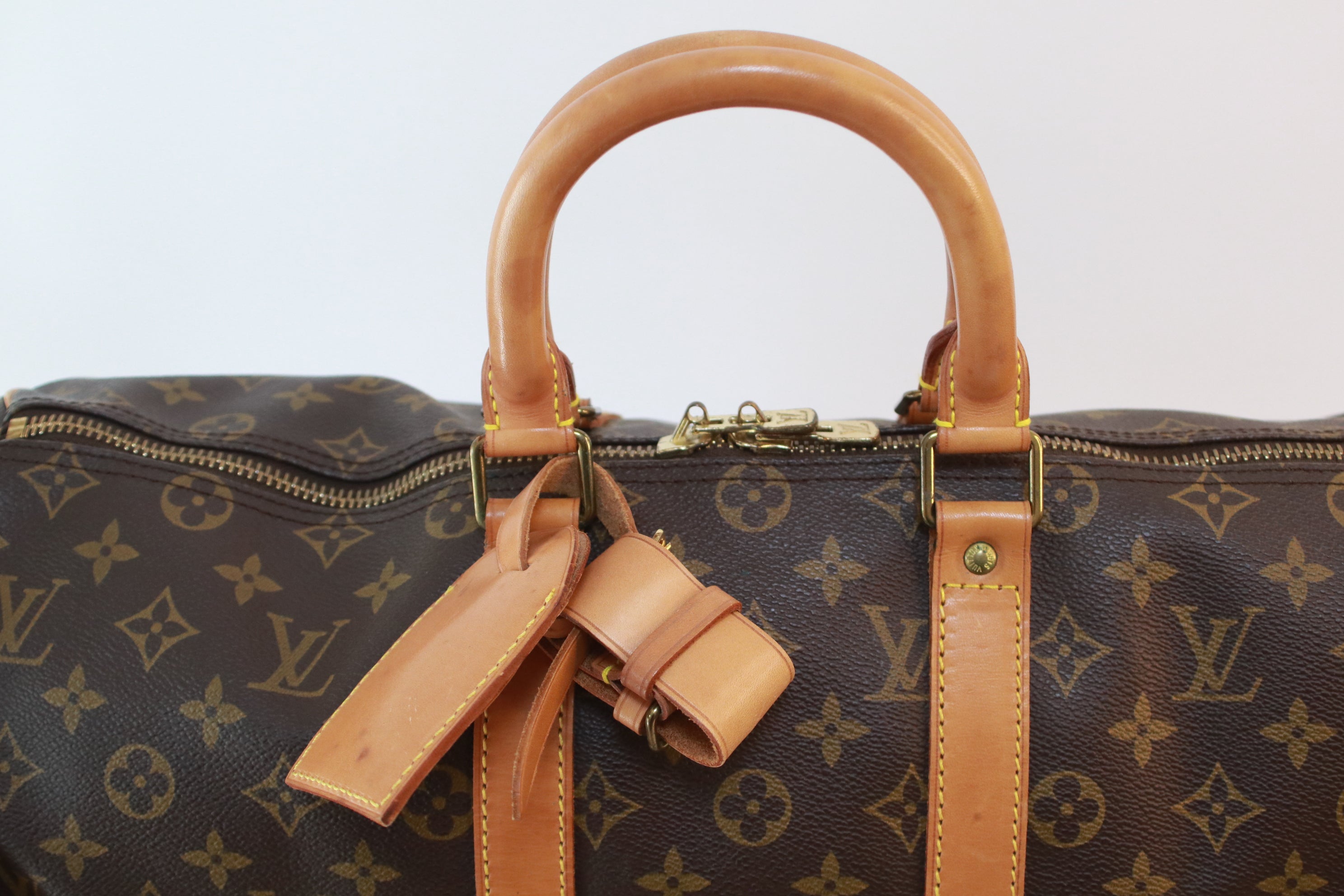 Vintage Louis Vuitton Keepall 60 Bandouliere Boston Travel Bag