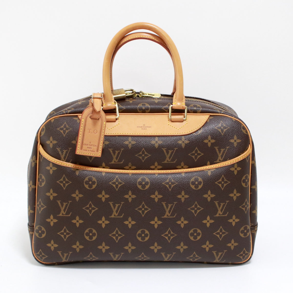 Louis Vuitton Deauville Handbag Used (6197)