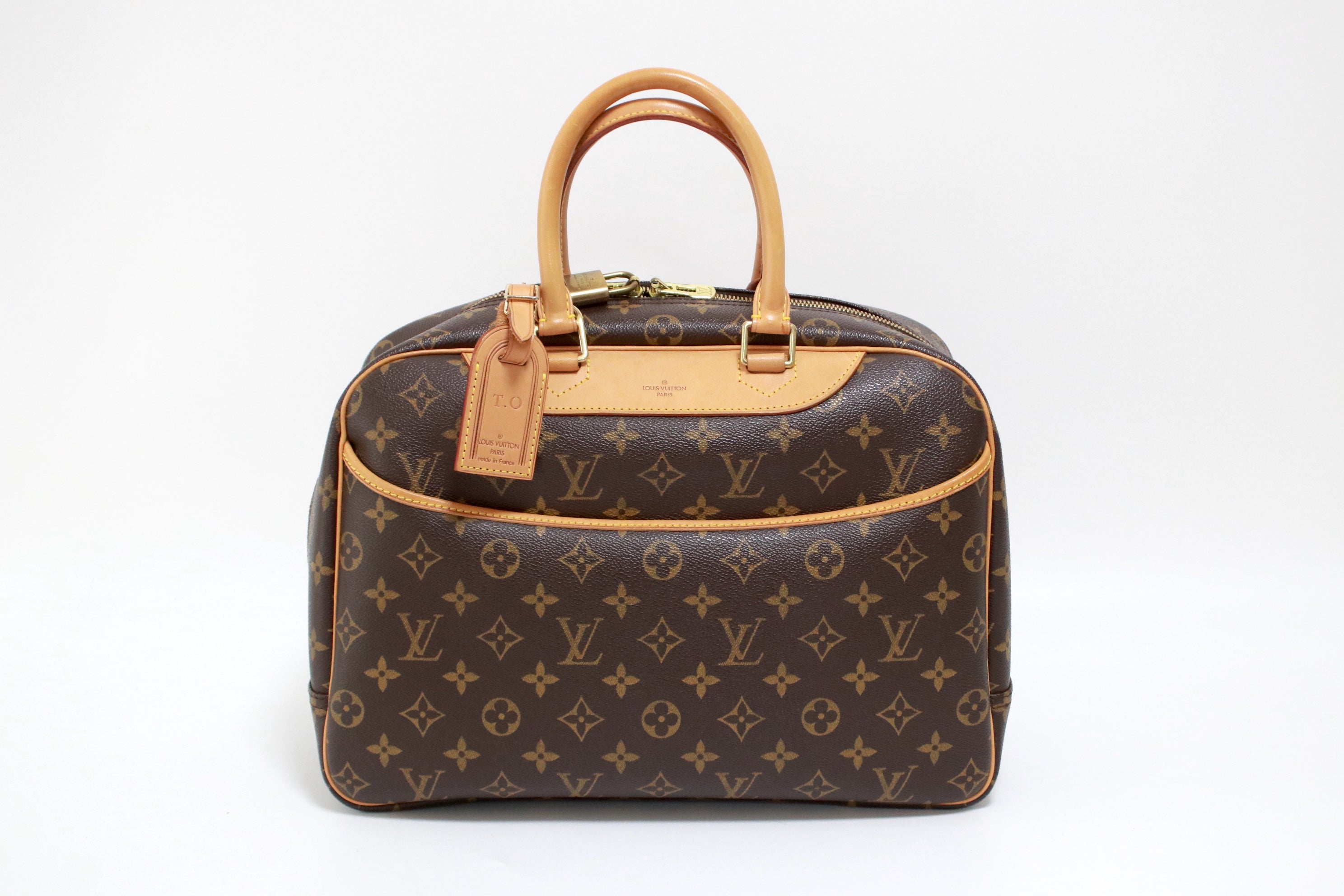 Louis Vuitton Deauville Handbag used (6197)