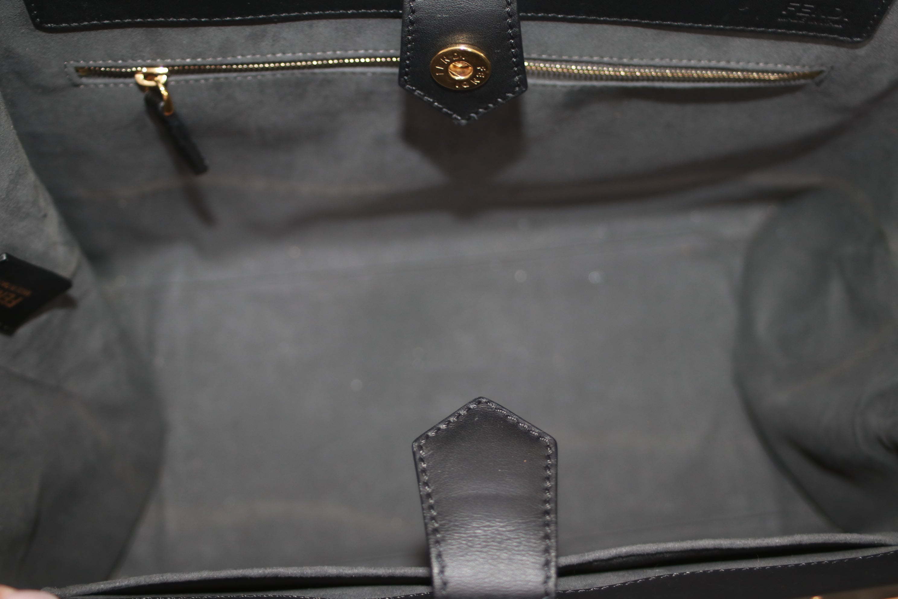 Fendi 3 Jours Tote Bag Black Used