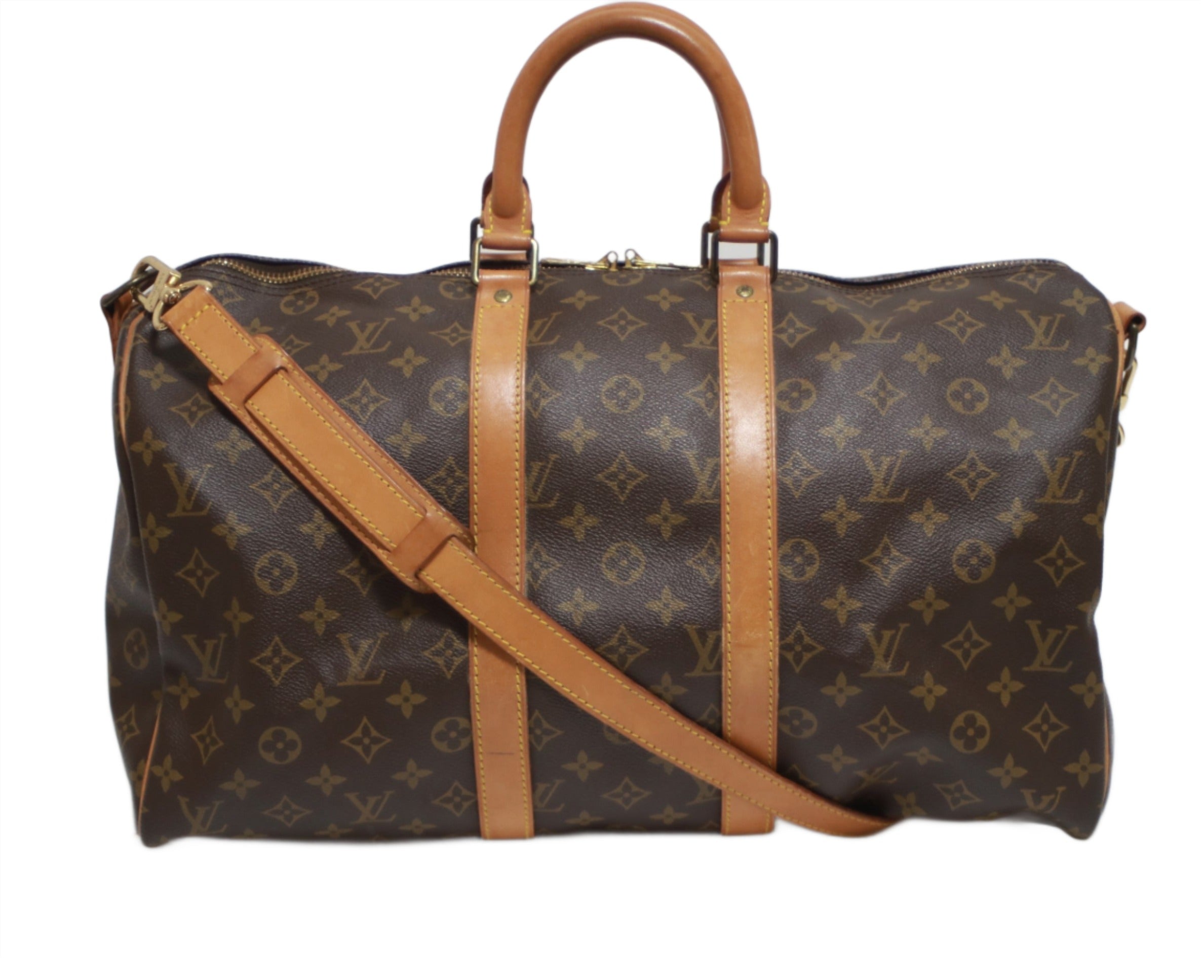 Louis Vuitton Keepall 45 Bandouliere Used (7687)