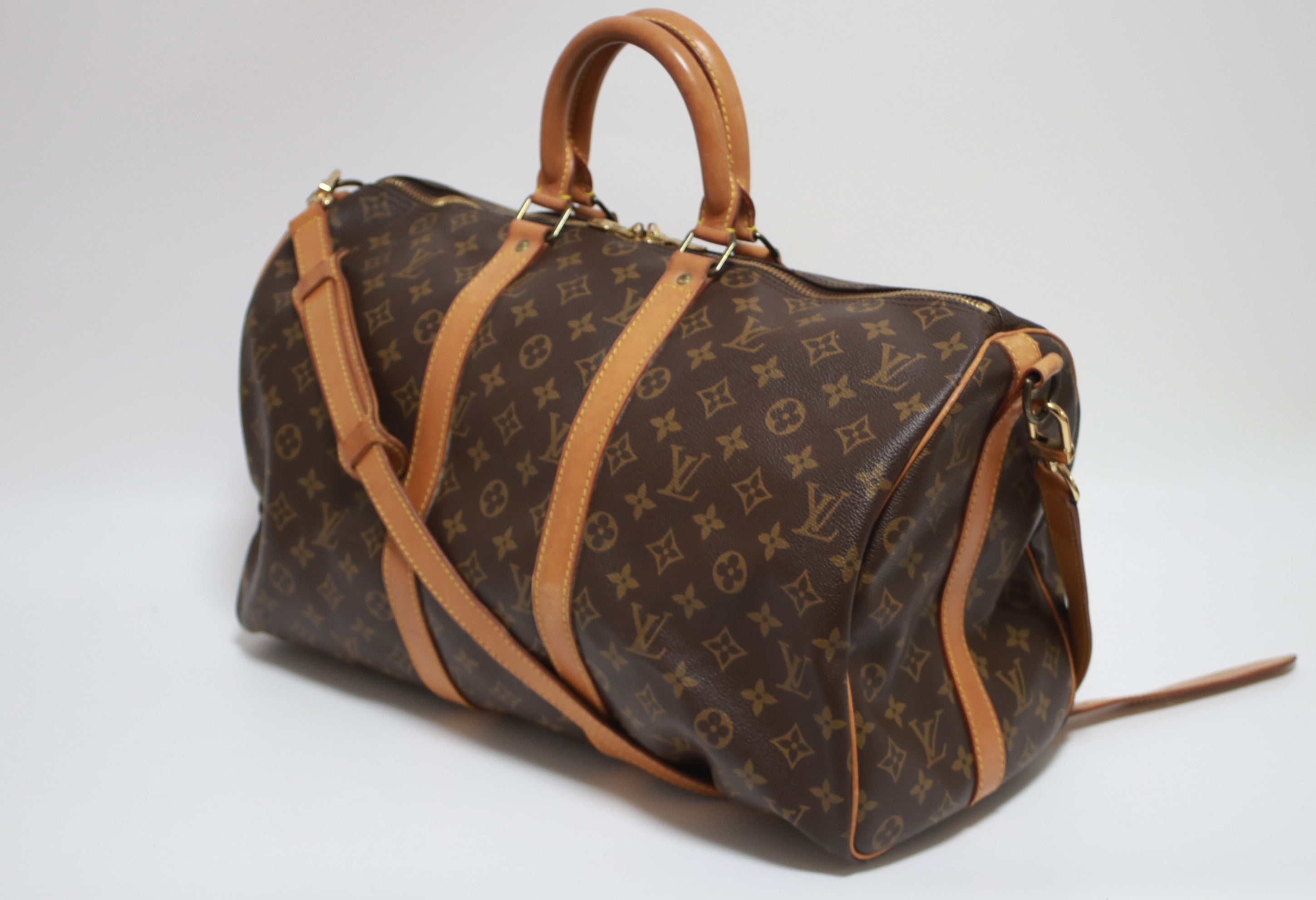 Louis Vuitton Keepall 45 Bandouliere Used (7687)