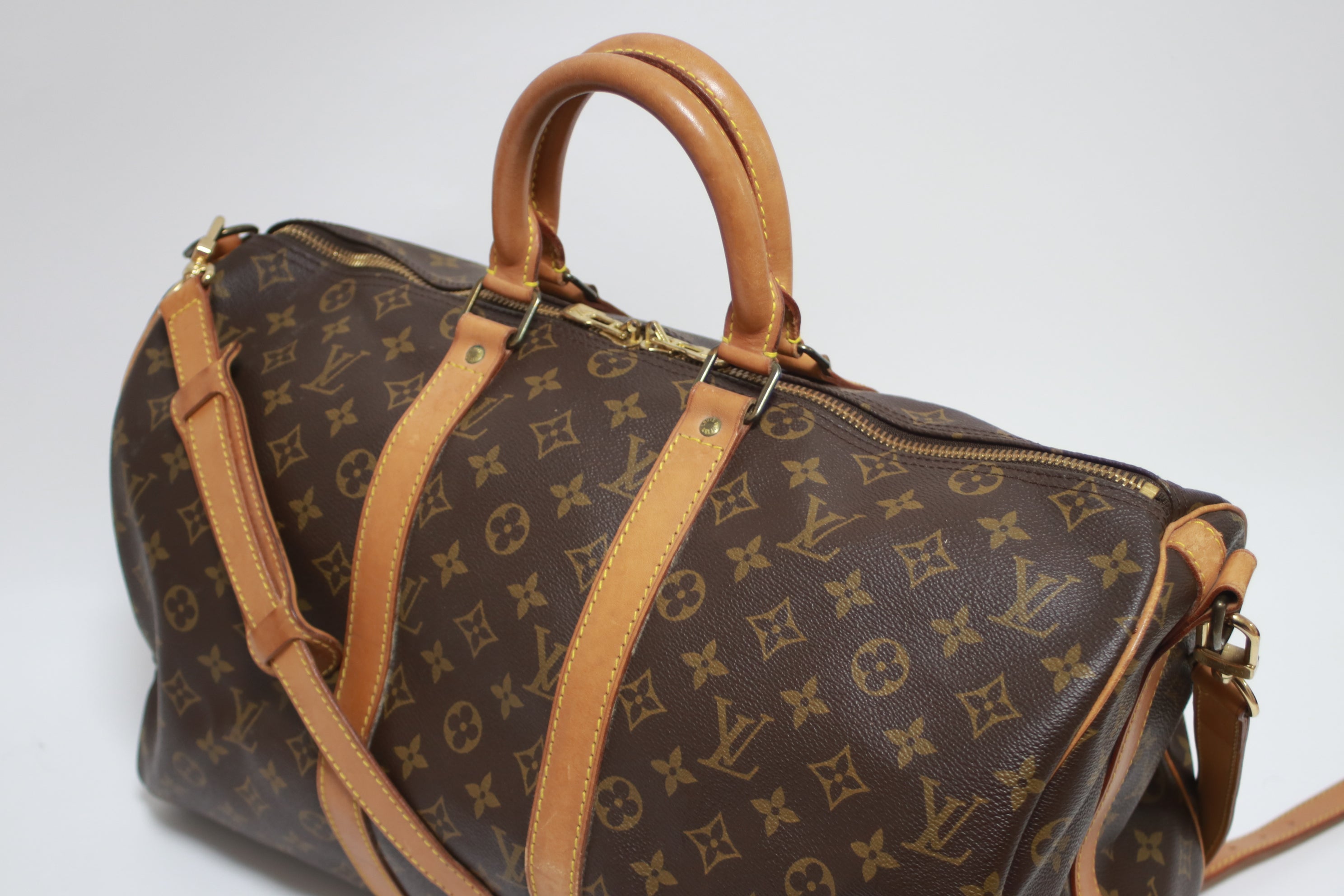 Louis Vuitton Keepall 45 Bandouliere Used (7687)