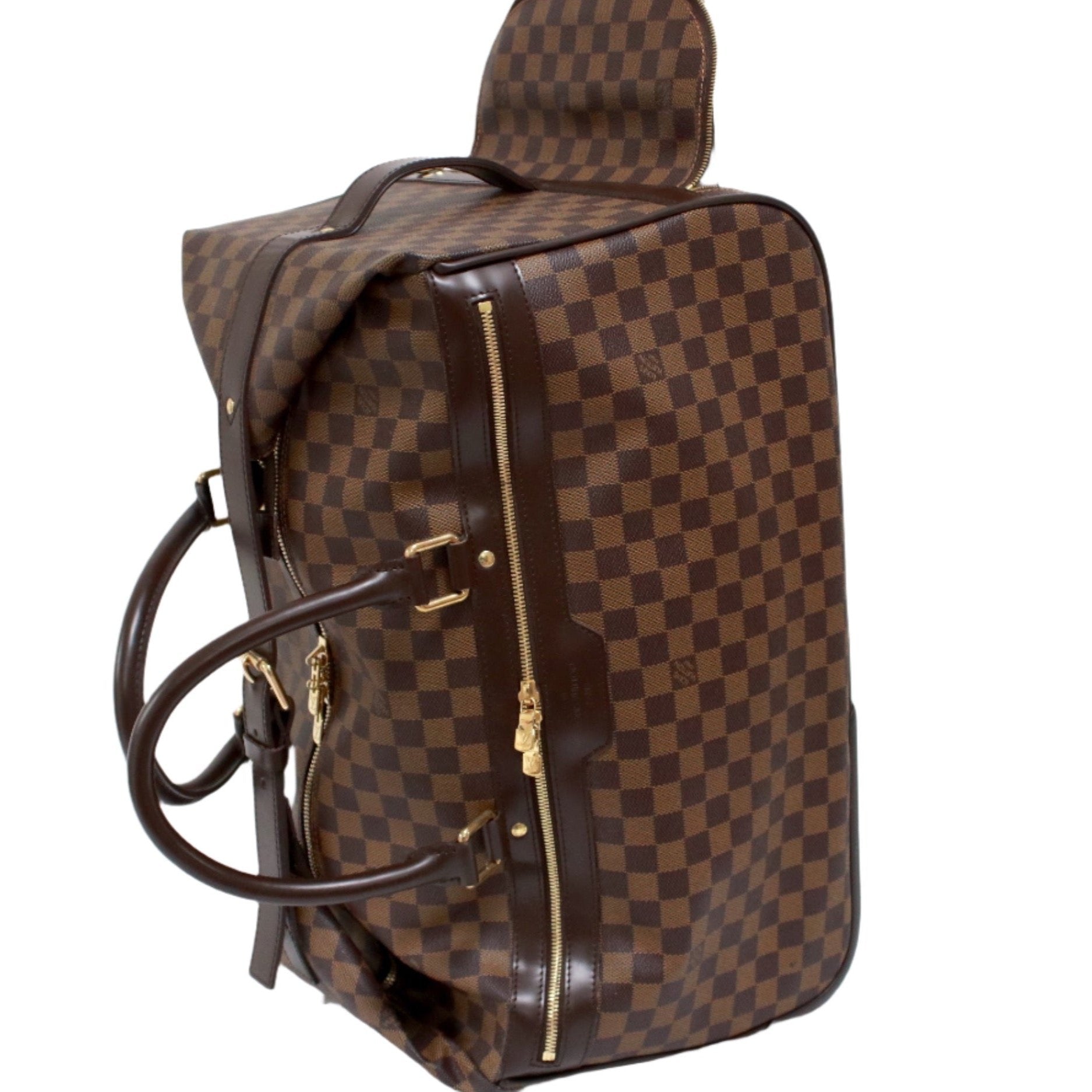 Louis Vuitton Eole 50 Damier Ebene Duffle Rolling Luggage Used