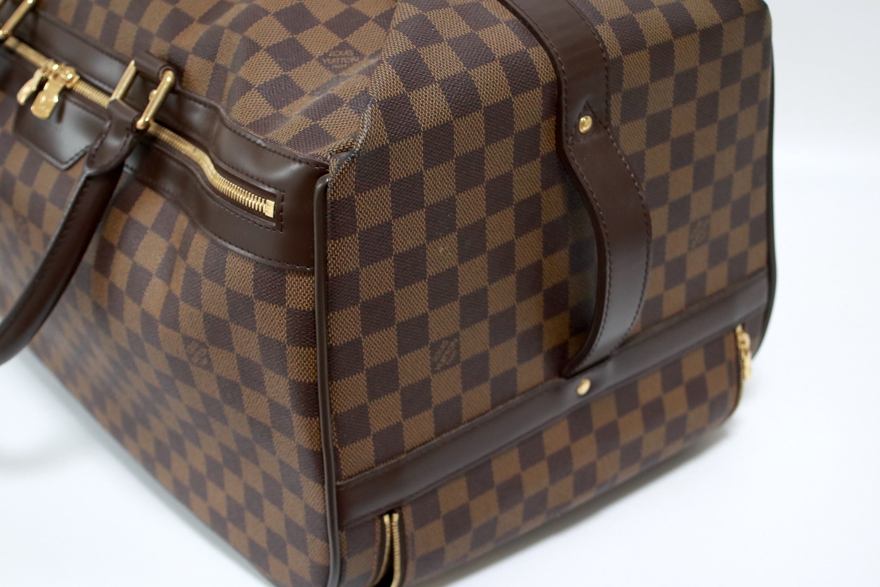 Louis Vuitton Eole 50 Damier Ebene Duffle Rolling Luggage Used