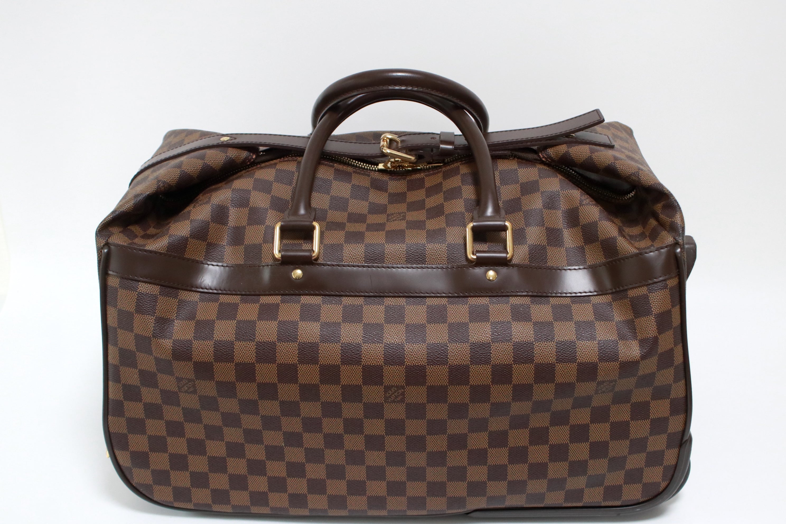 Louis Vuitton Eole 50 Damier Ebene Duffle Rolling Luggage Used