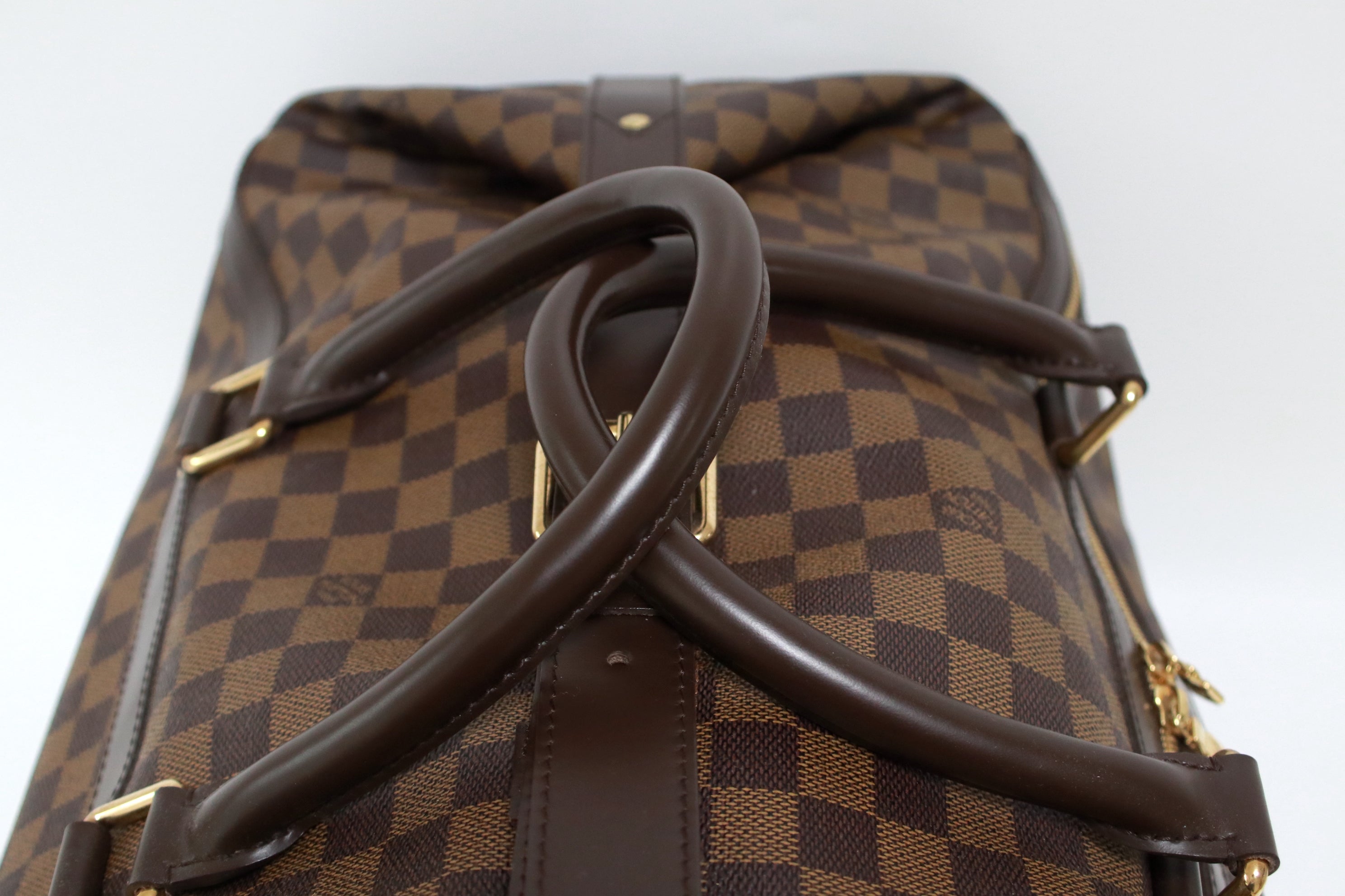 Louis Vuitton Eole 50 Damier Ebene Duffle Rolling Luggage Used