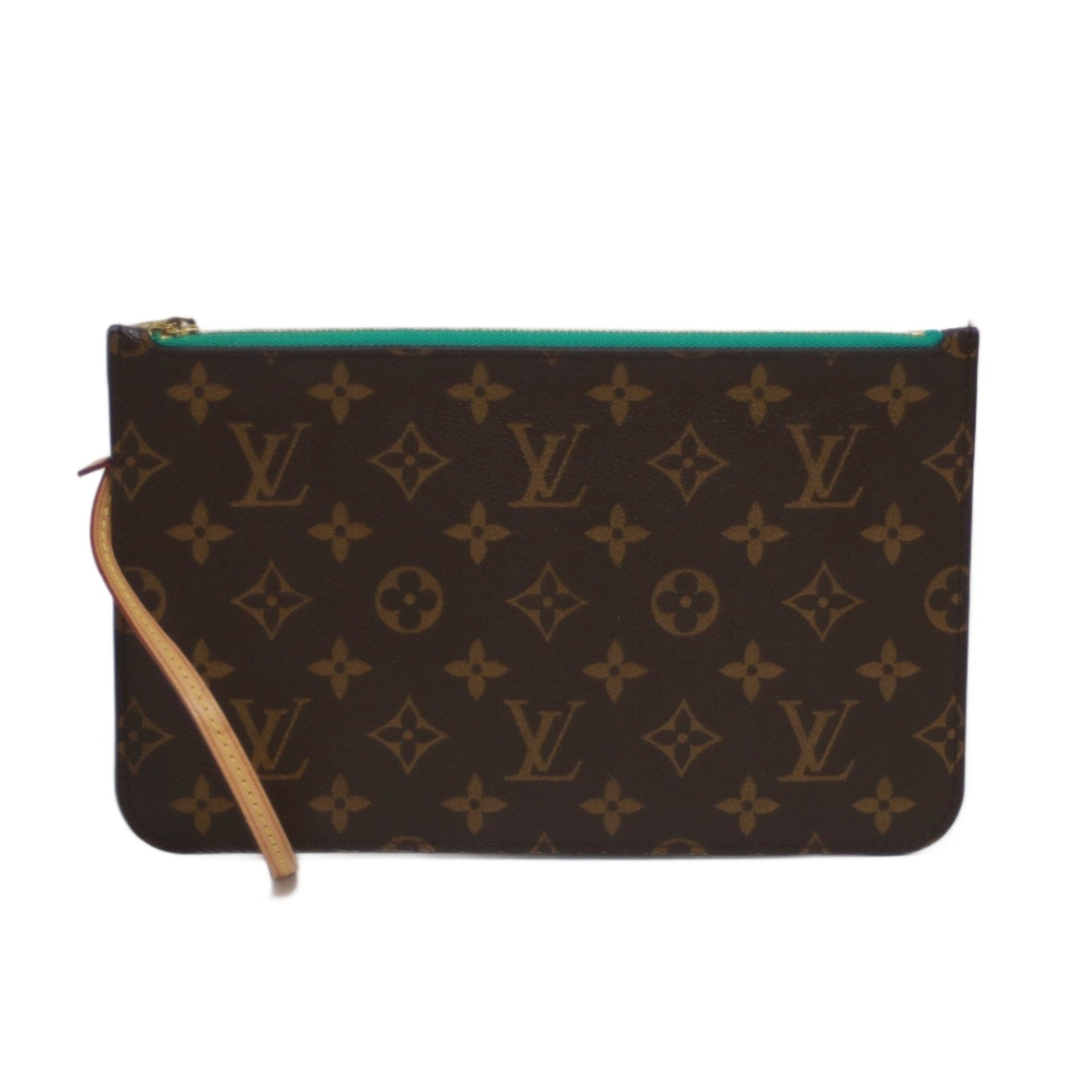 Louis Vuitton Limited Edition Clutch V Turquoise Used